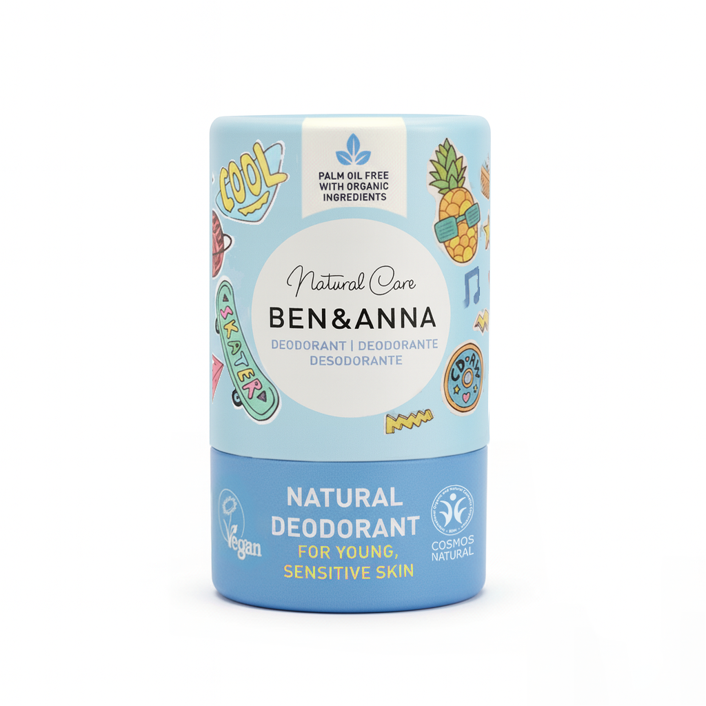 Ben & Anna Tuhý deodorant Kids (25 g) - sladce citrusová vůně - pro děti od 7 let Ben & Anna