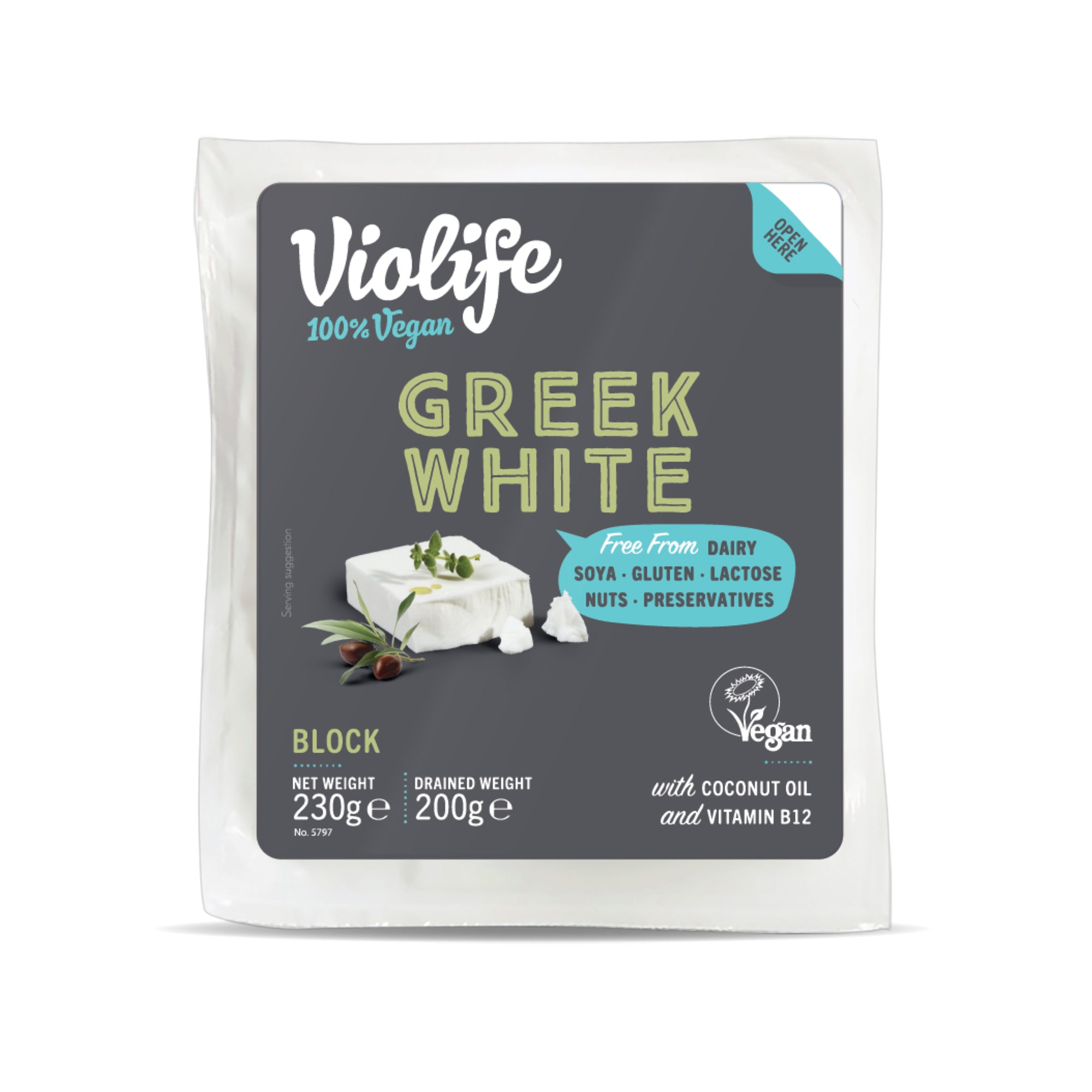 Blok řeckého typu 200 g   VIOLIFE Violife