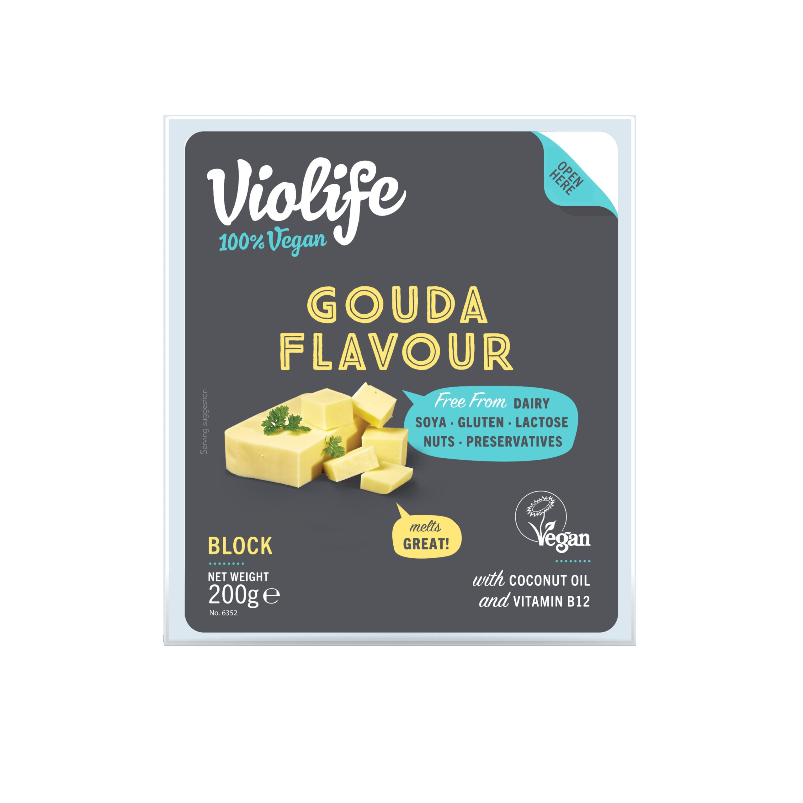 Blok s příchutí gouda 200 g   VIOLIFE Violife