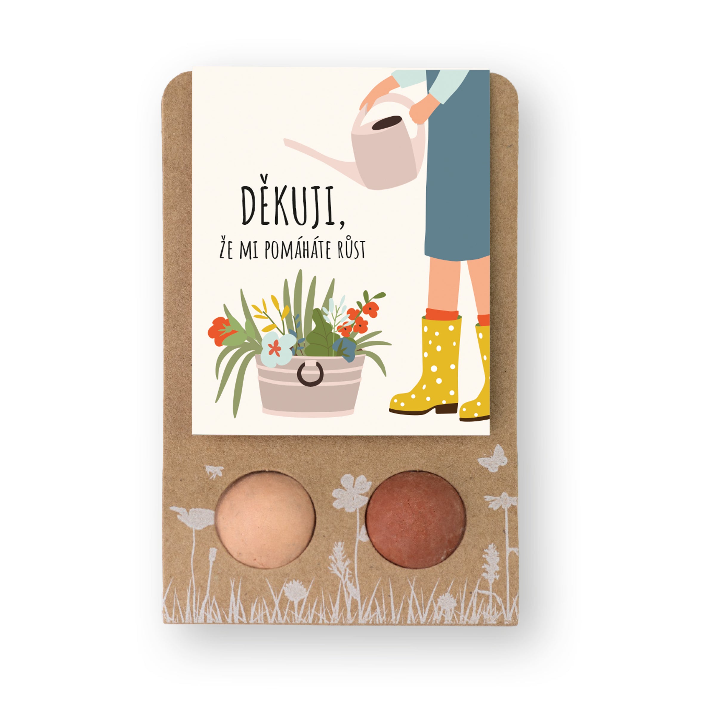 Blossombs Semínkové bomby - Drobný dáreček - Děkuji