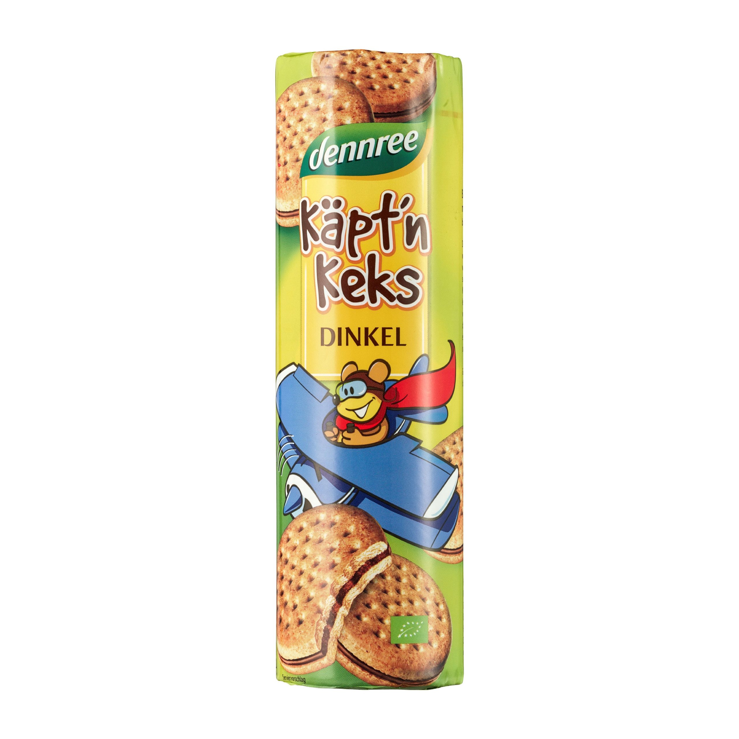 Dennree Sušenky špaldové s kakaovou náplní BIO (330 g) - ideální na výlet Dennree