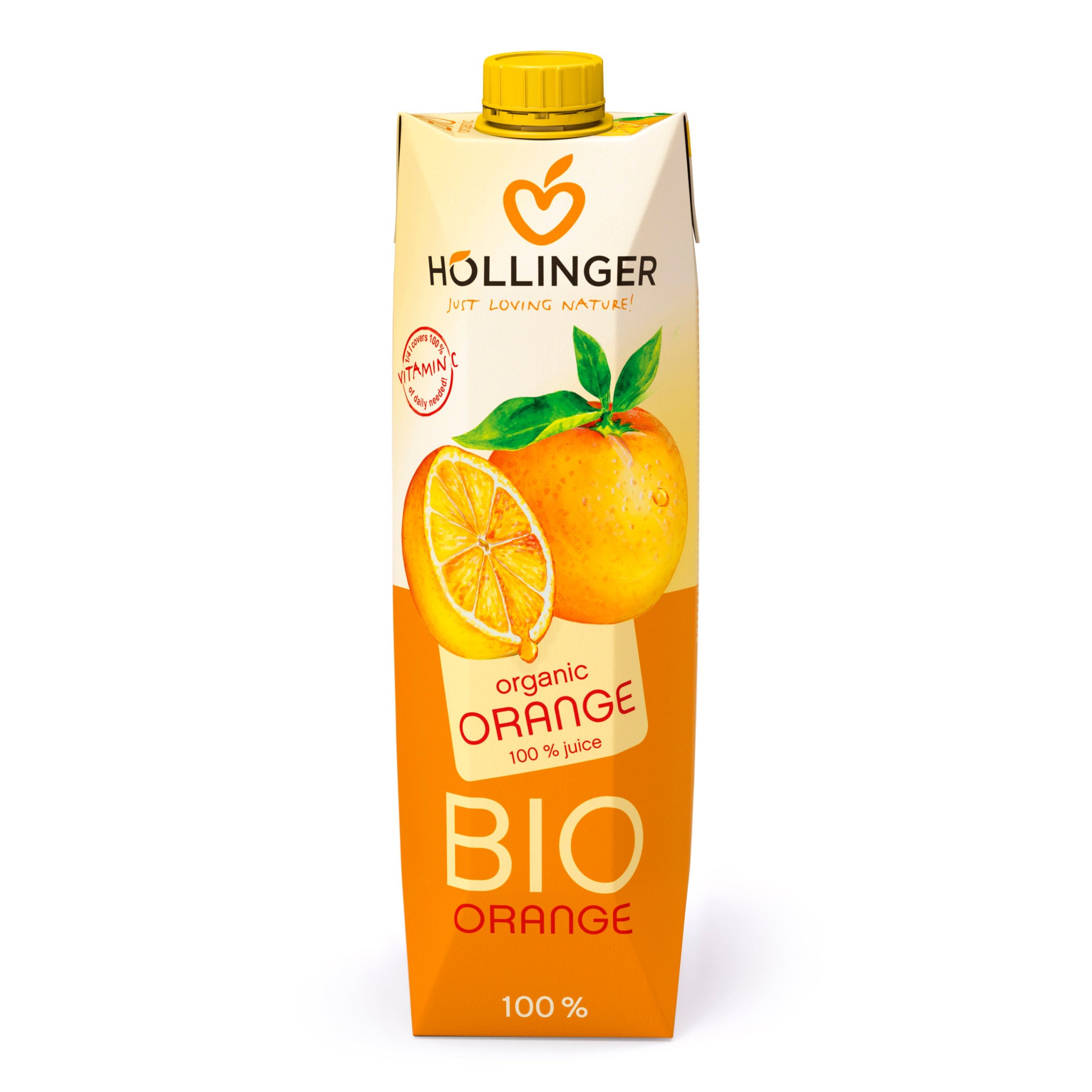 Džus pomeranč 1 l BIO   HOLLINGER Hollinger