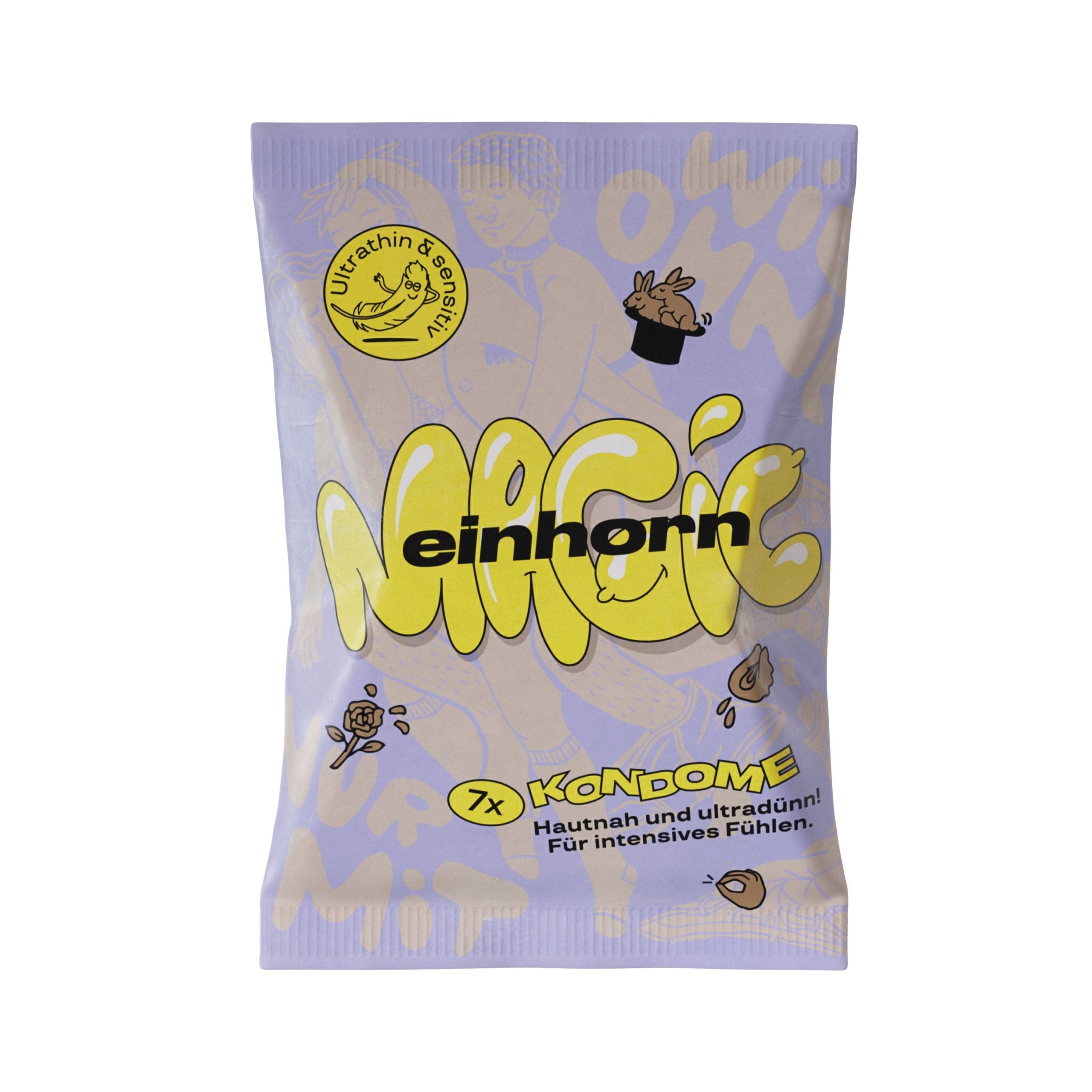 Einhorn Kondomy Magic - 7 ks - s tenkou stěnou Einhorn