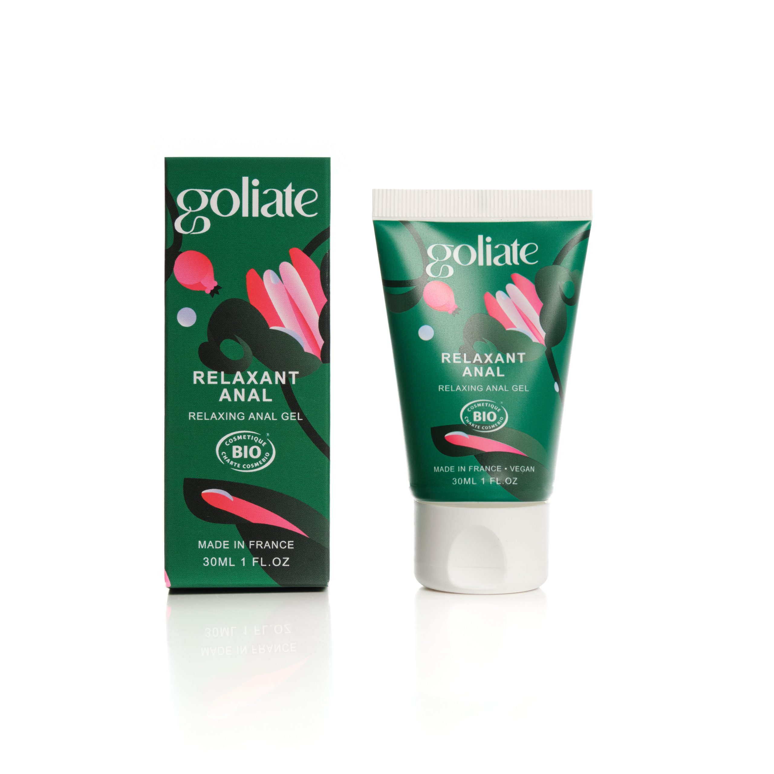 Goliate Uvolňující anální gel Relaxant BIO (30 ml) - uvolňuje svaly a stimuluje Goliate