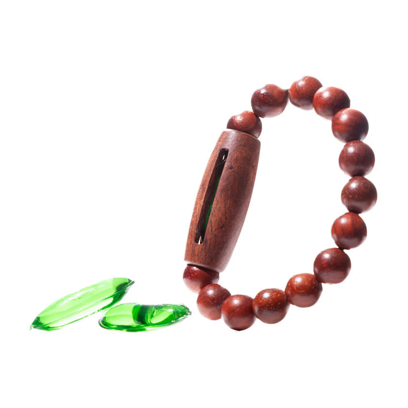 Incognito Dřevěný náramek do přírody s kapslí - vel. M - kapsli lze snadno vyměnit Incognito