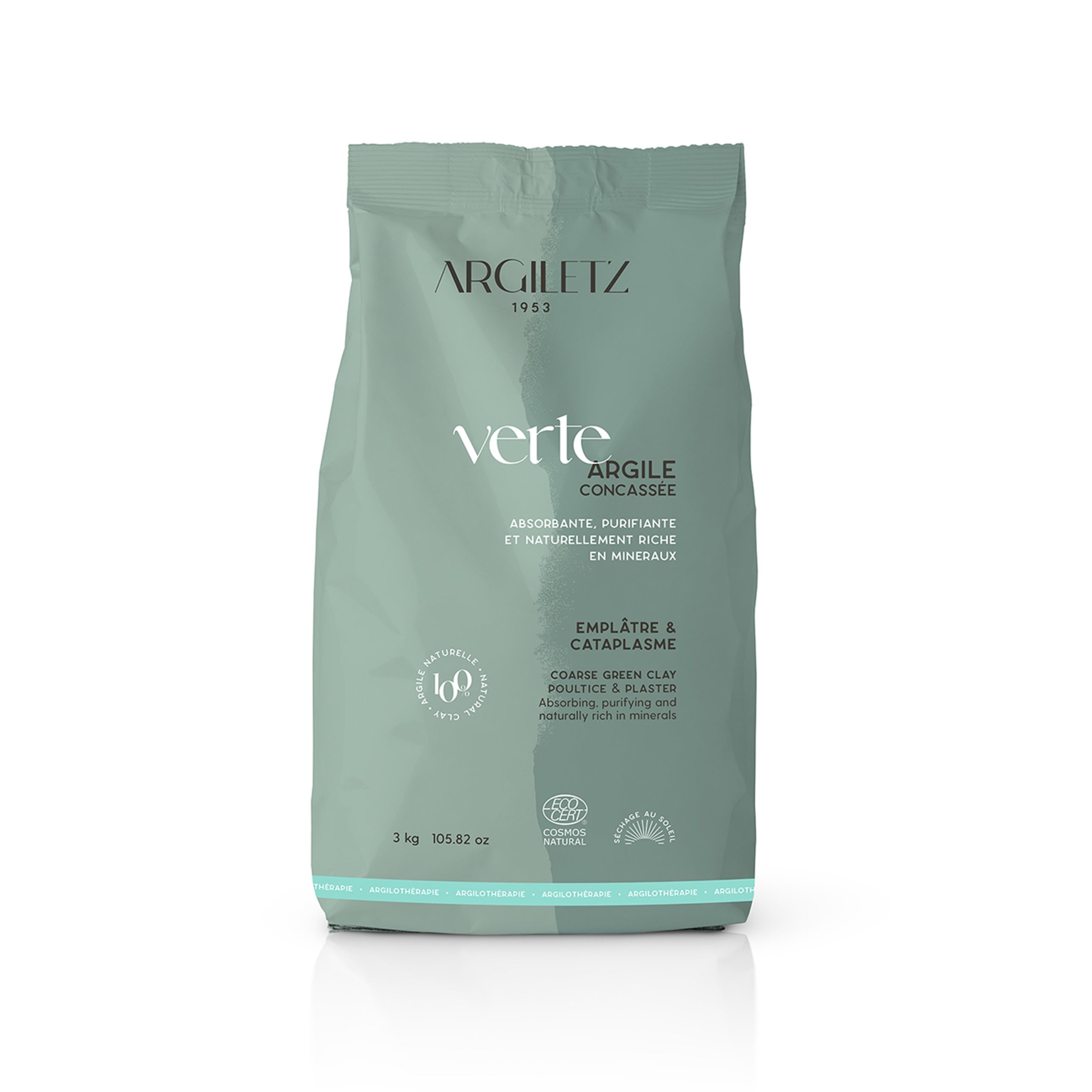 Jíl zelený granulovaný 3 kg   ARGILETZ Argiletz