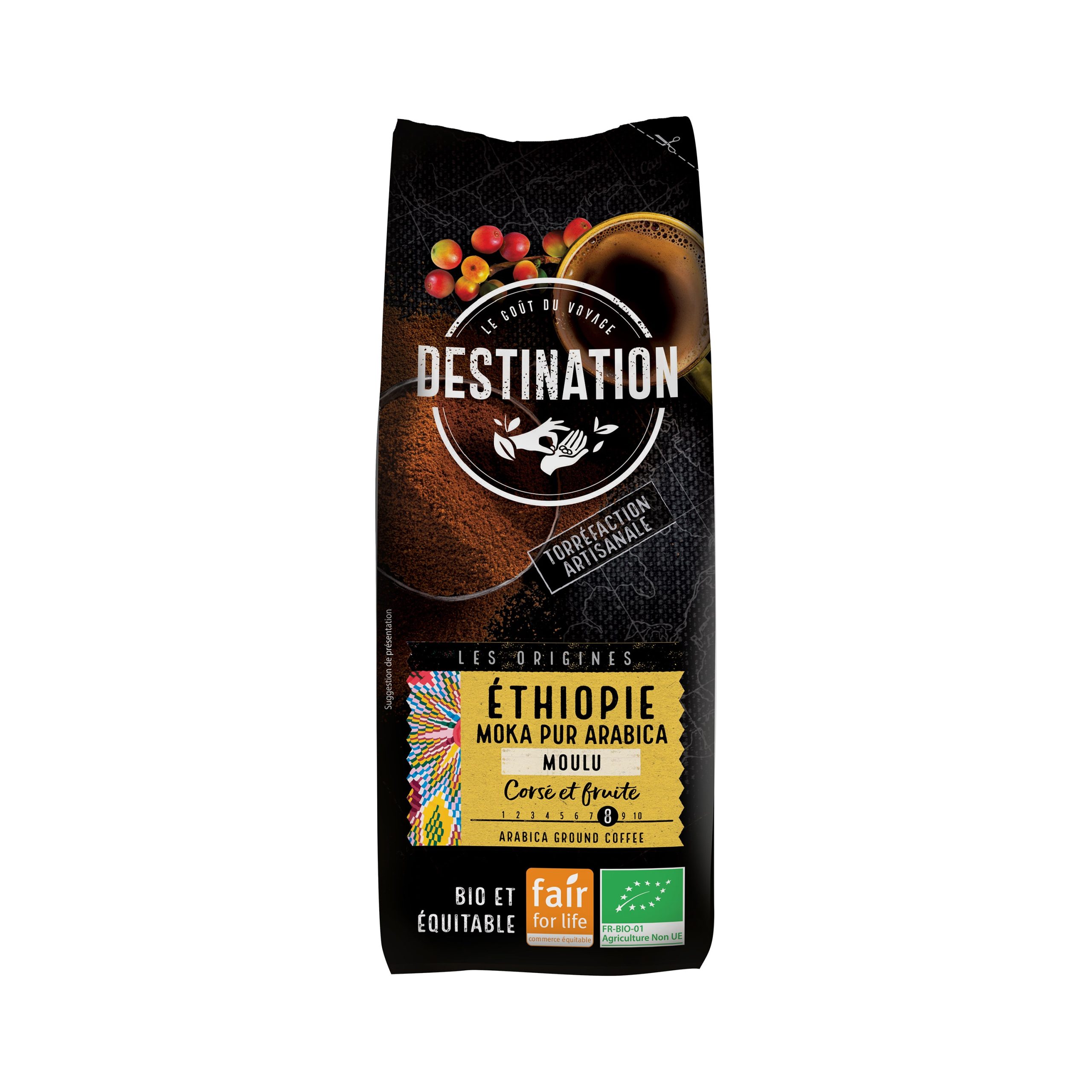 Káva mletá Etiopie 250 g BIO   DESTINATION Destination