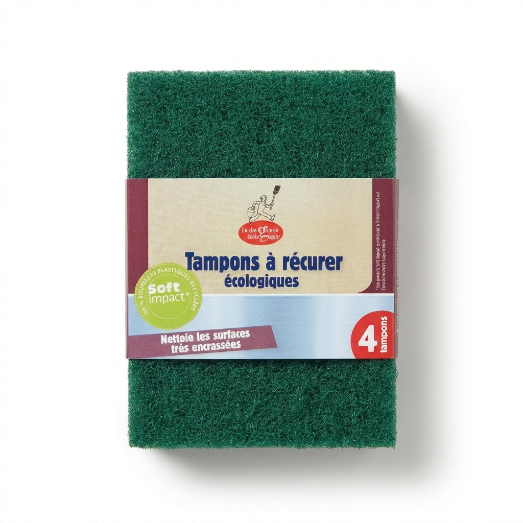 La Droguerie Ecologique by Ecodis Drsnější houbičky na špinavé povrchy (4 ks) Ecodis