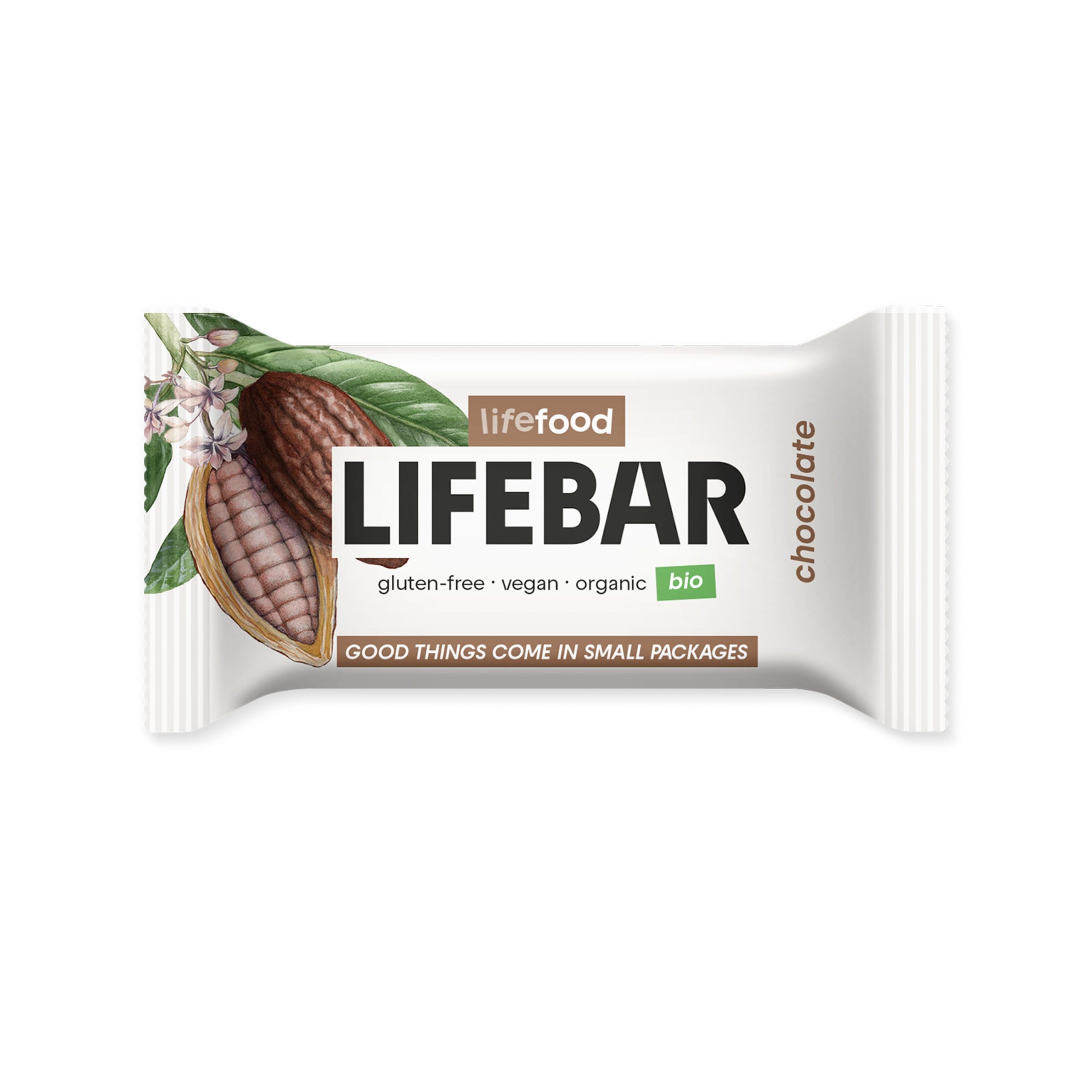 Lifefood Tyčinka Lifebar čokoládová RAW BIO (25 g) - výživná kompaktní svačinka Lifefood