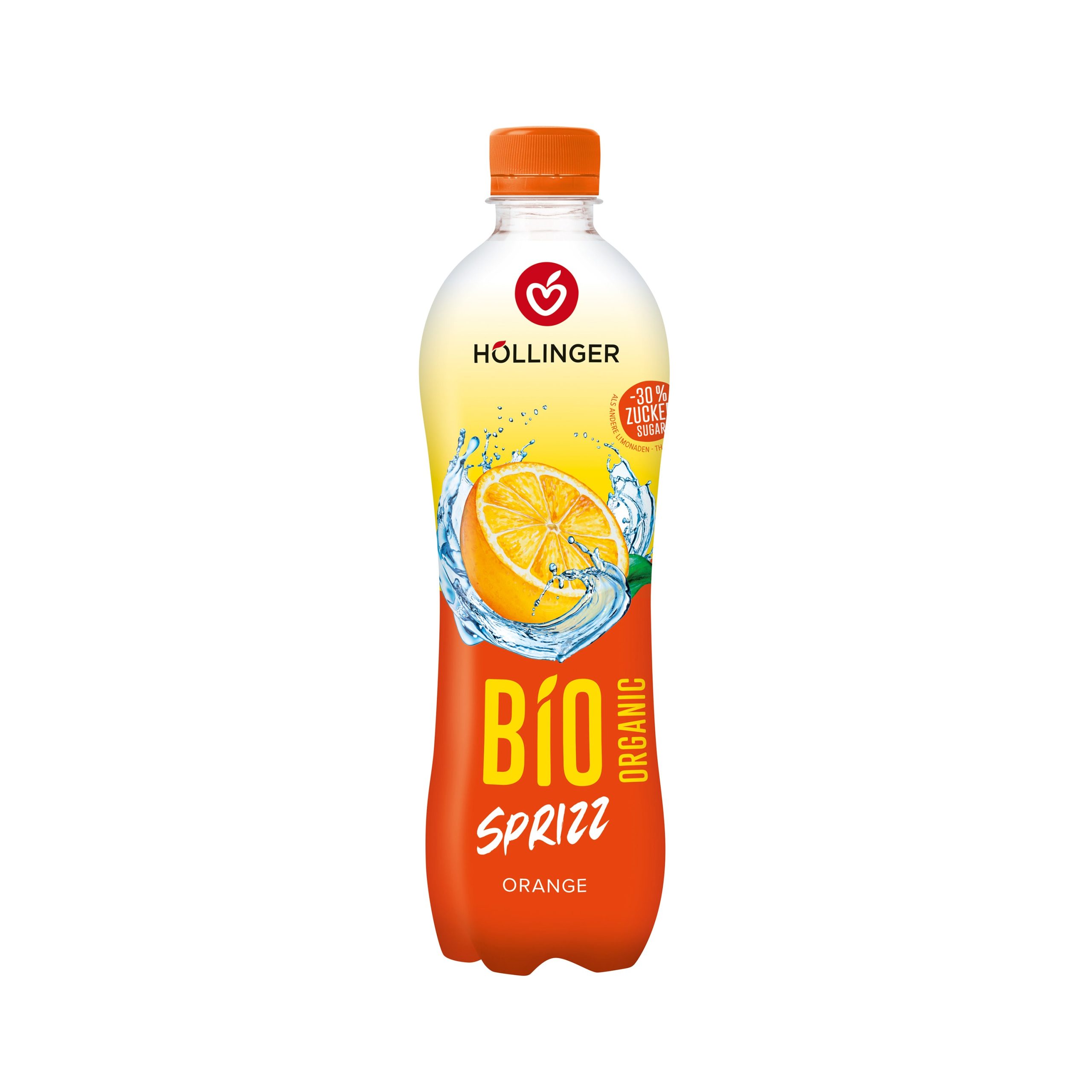 Limonáda pomeranč 500 ml BIO   HOLLINGER Hollinger