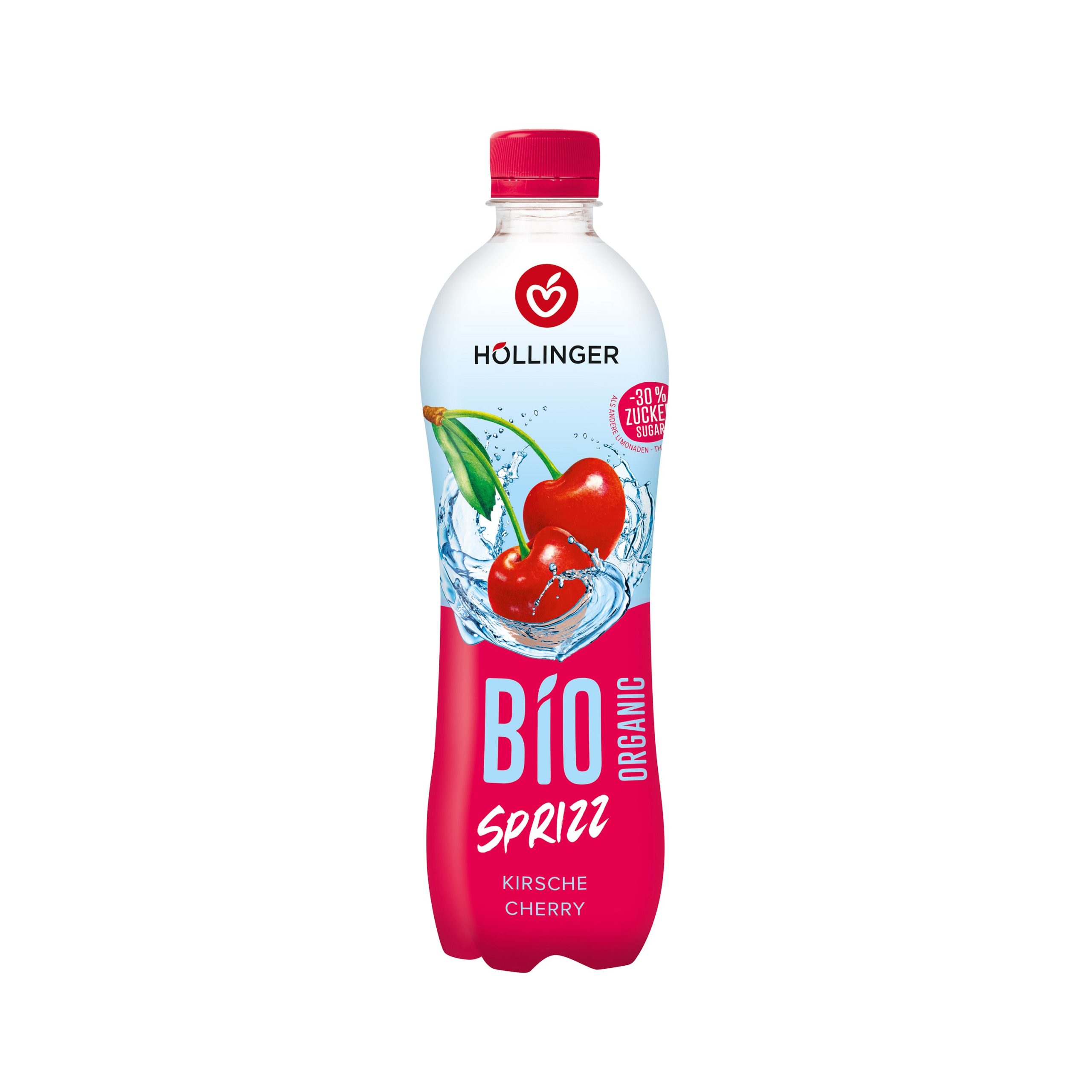 Limonáda višeň 500 ml BIO   HOLLINGER Hollinger