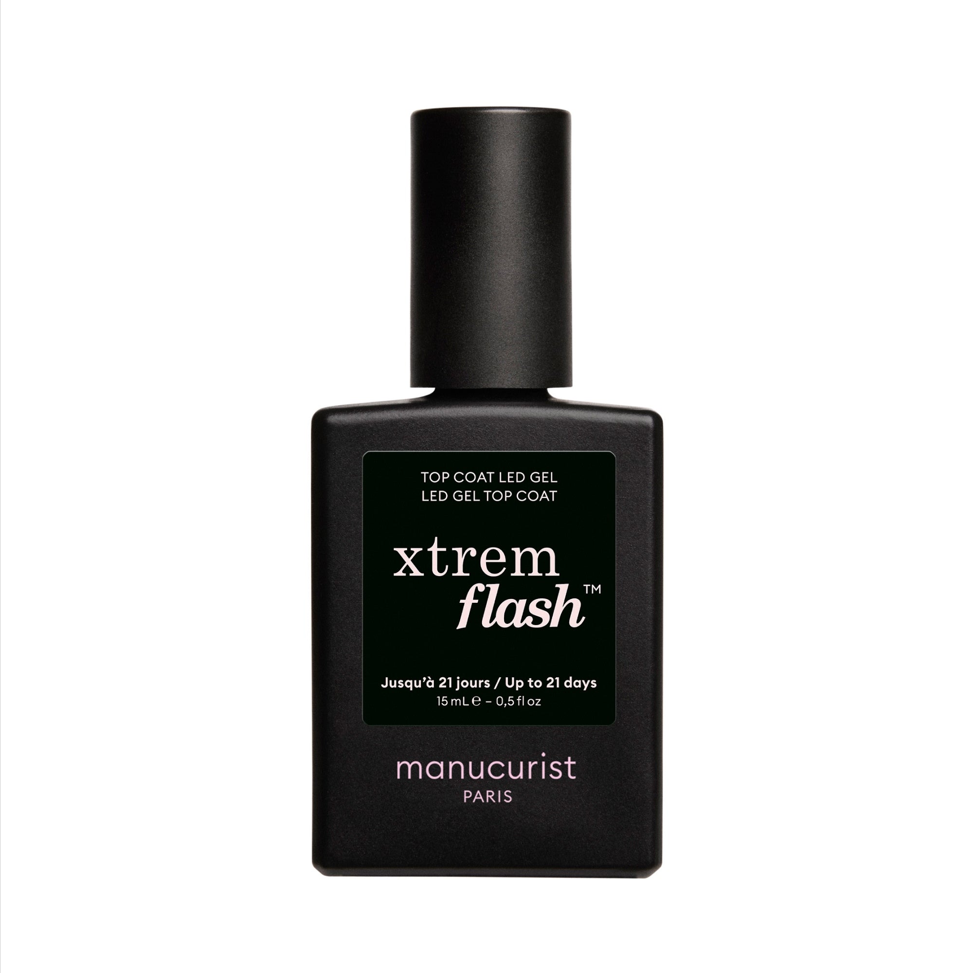 Manucurist Green Xtrem LED gel lak na nehty - Top Coat (15 ml) - manikúra vydrží až 21 dní Manucurist
