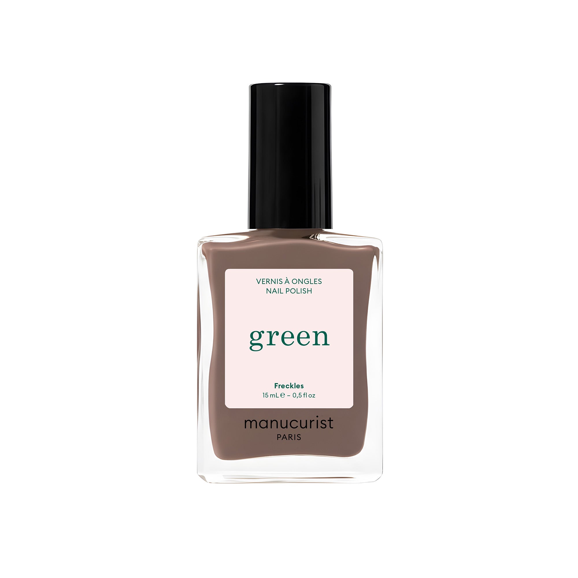 Manucurist Green schnoucí lak na nehty - Freckles (15 ml) - světle hnědá latte barva Manucurist