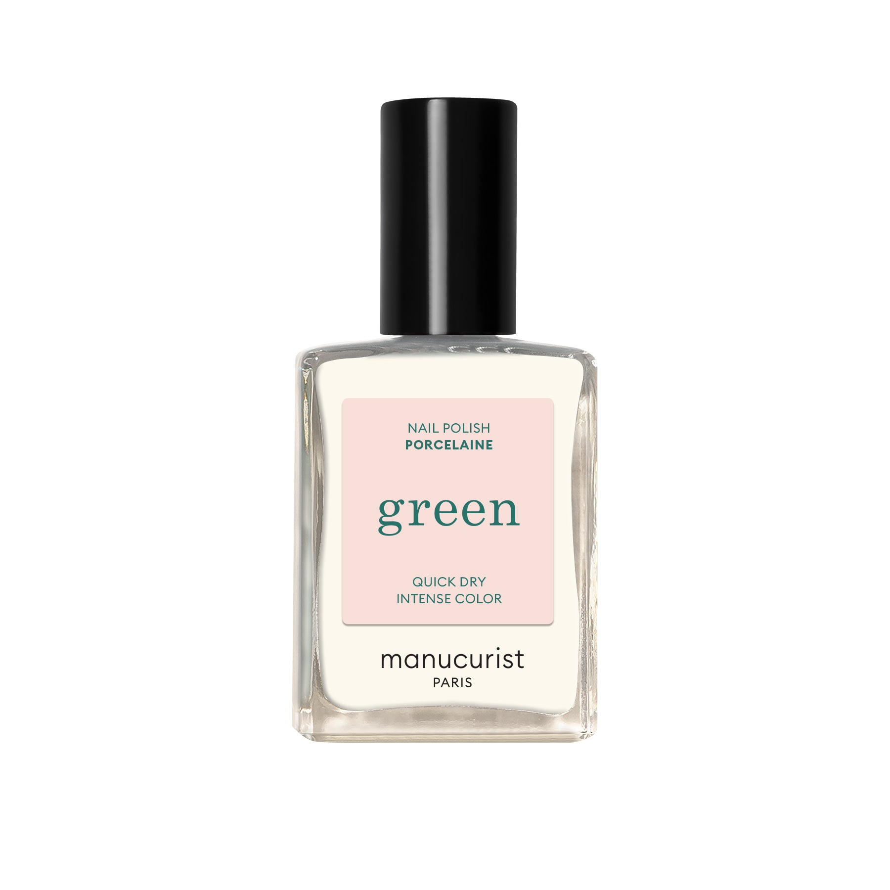 Manucurist Green schnoucí lak na nehty - Porcelaine (15 ml) - jemně bílý porcelánový odstín Manucurist