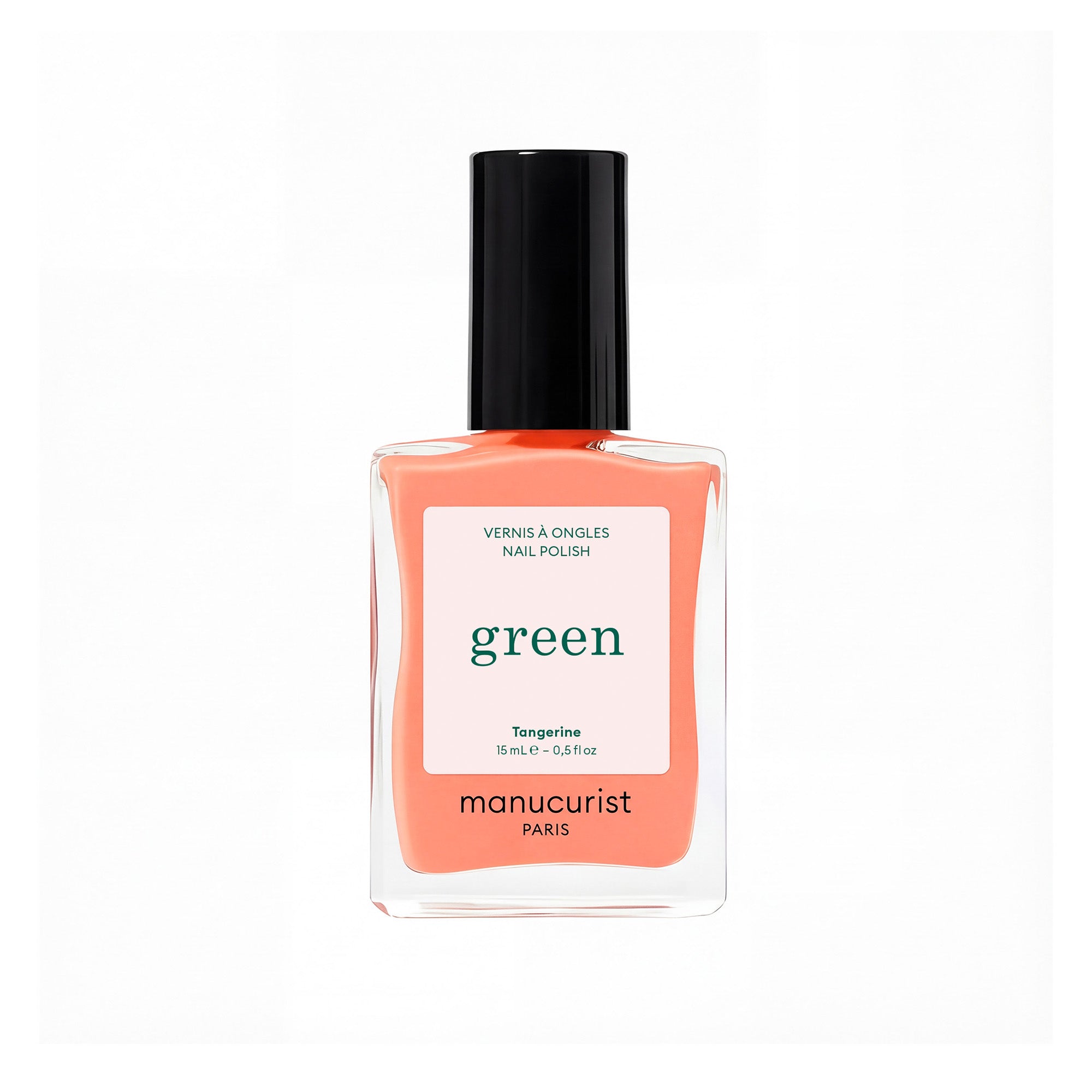 Manucurist Green schnoucí lak na nehty - Tangerine (15 ml) - neonově světle oranžový odstín Manucurist
