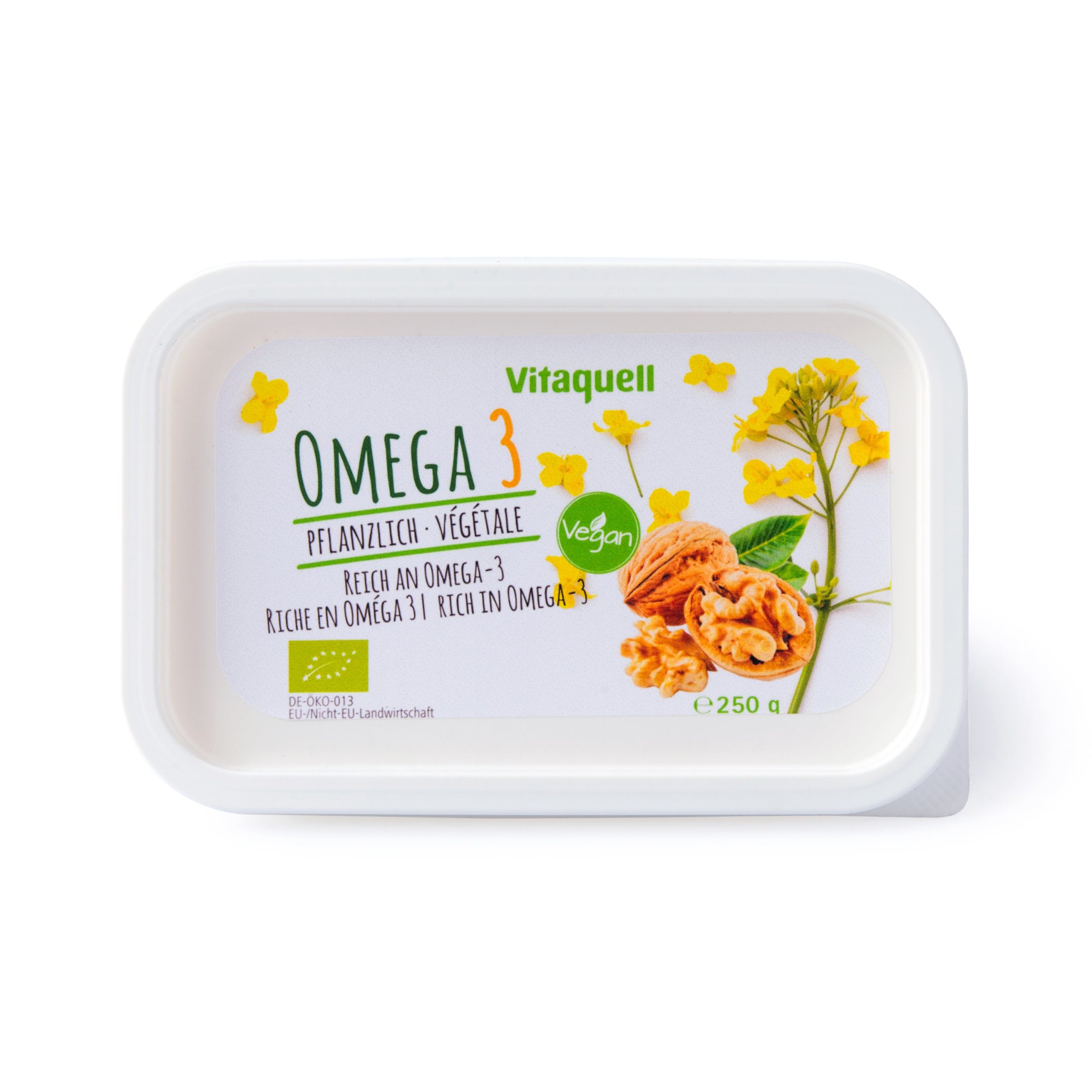 Margarín Extra Omega 250 g BIO   VITAQUELL Vitaquell