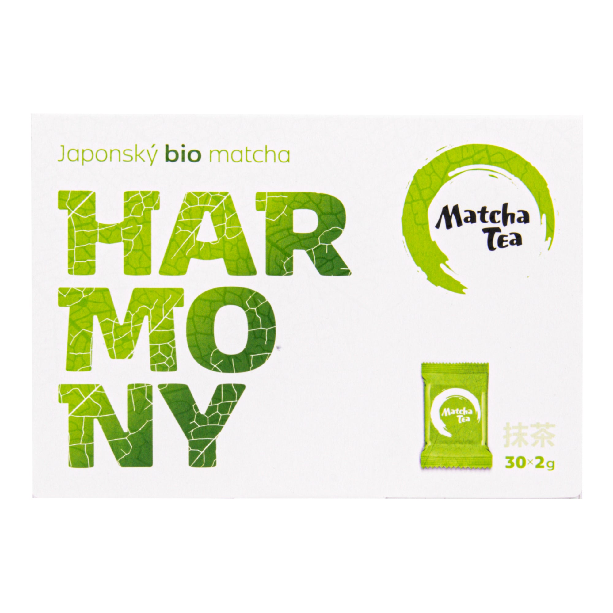 Matcha Tea Čaj Matcha BIO (30 x 2 g) - zelený životabudič v bio kvalitě Matcha Tea