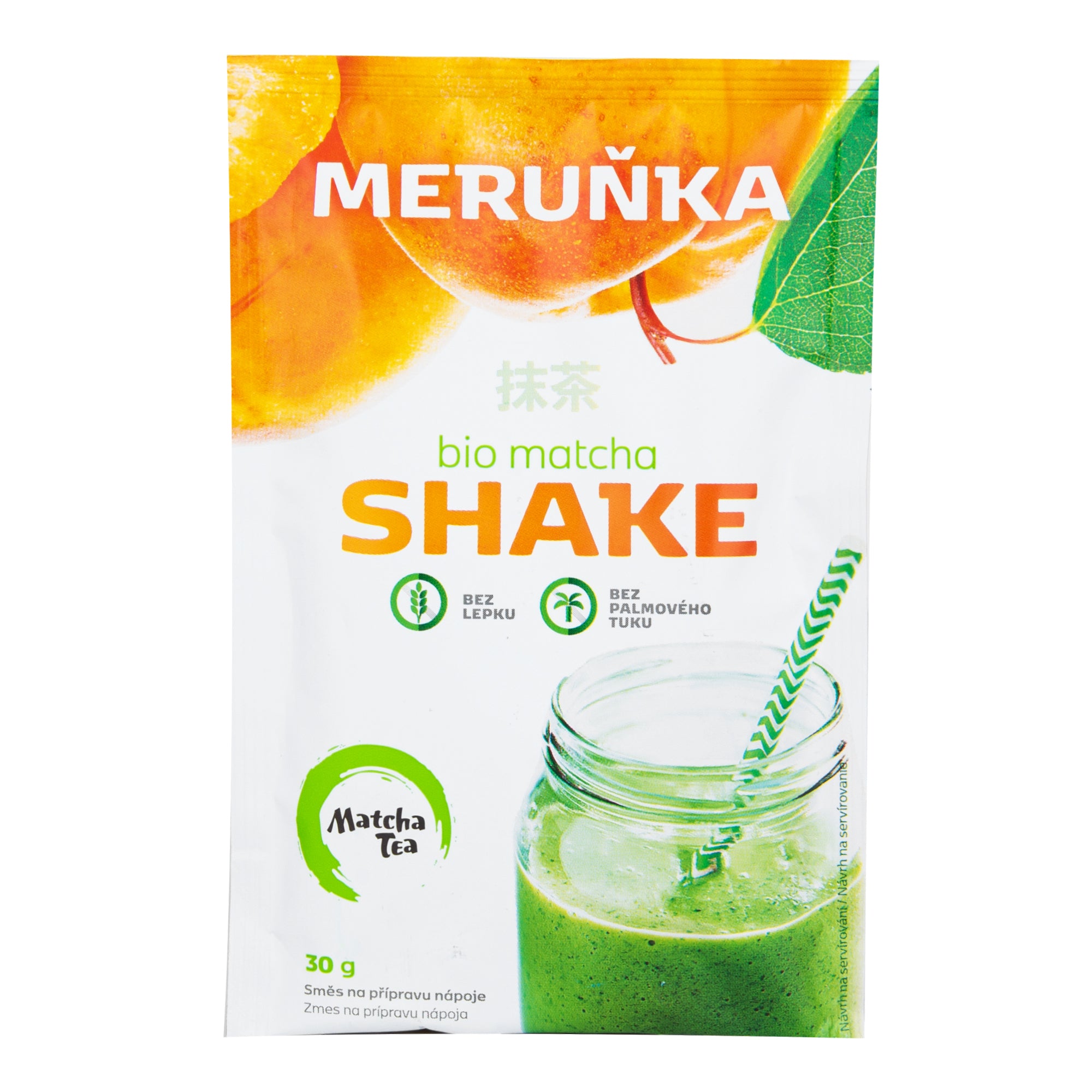 Matcha Tea Matcha shake meruňka bezlepkový BIO (30 g) - povzbuzující snídaně či svačina Matcha Tea