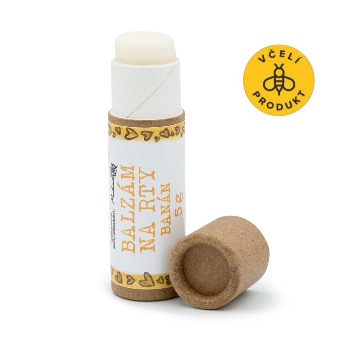 Medarek Balzám na rty Banán (5 g) - pro pružné a hebké rty Medarek