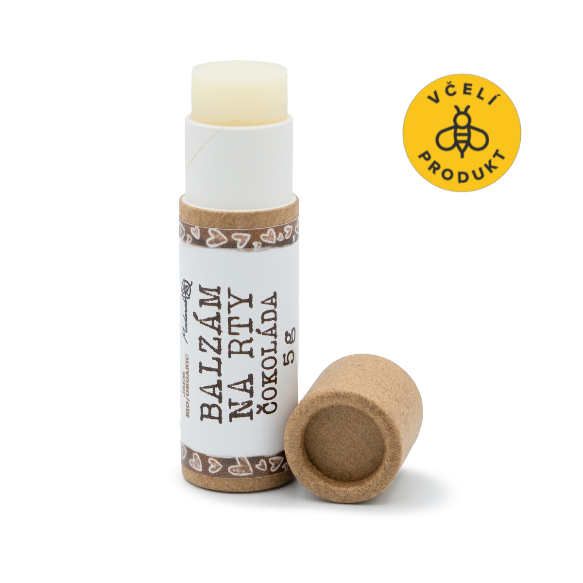 Medarek Balzám na rty Čokoláda (5 g) - pro pružné a hebké rty Medarek