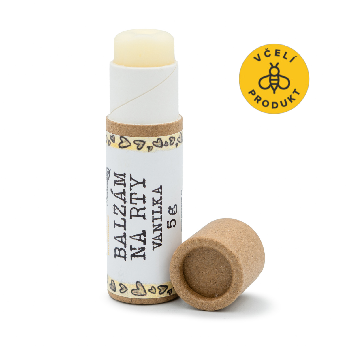Medarek Balzám na rty Vanilka (5 g) - pro pružné a hebké rty Medarek