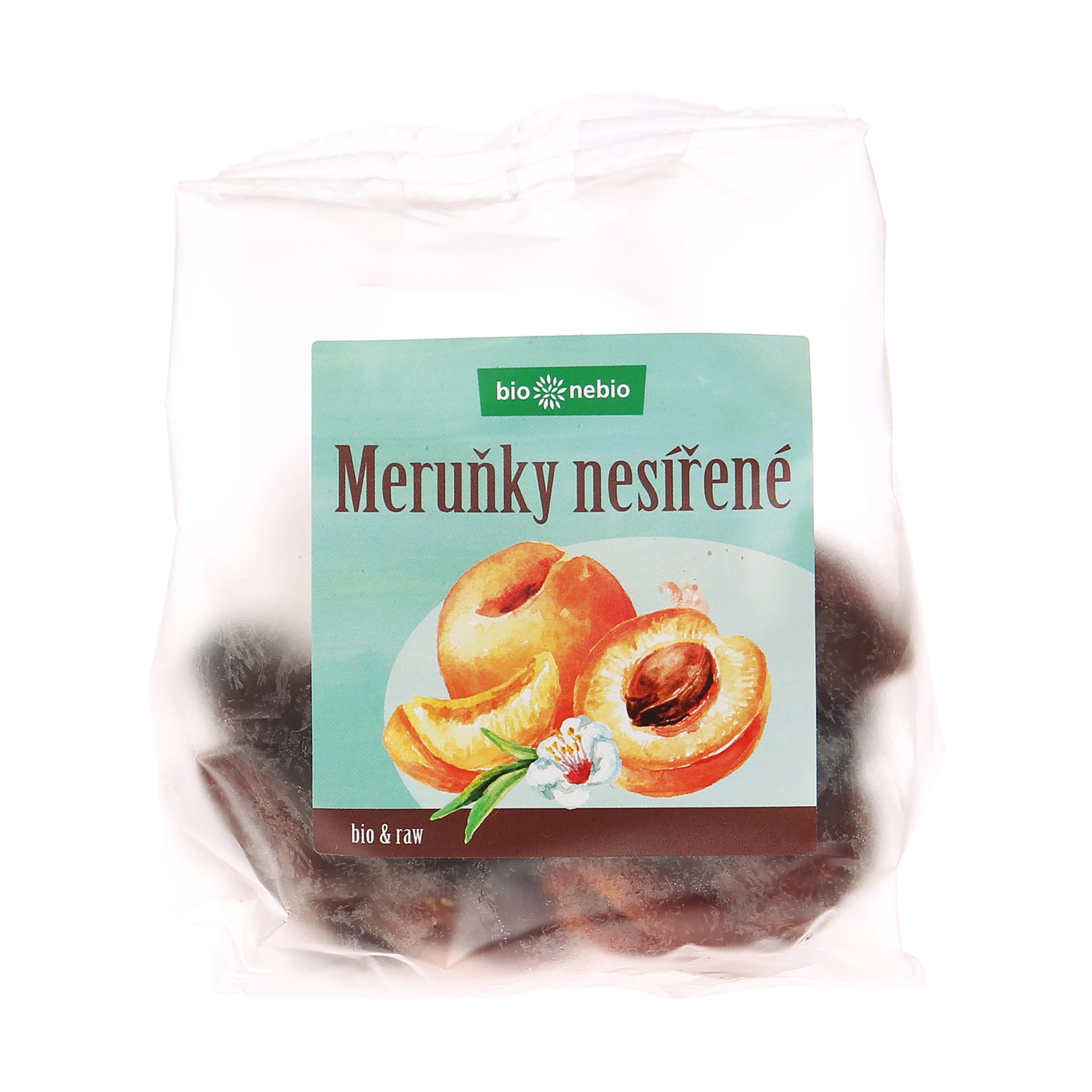 Meruňky sušené nesířené 150 g BIO   BIO NEBIO Bio nebio