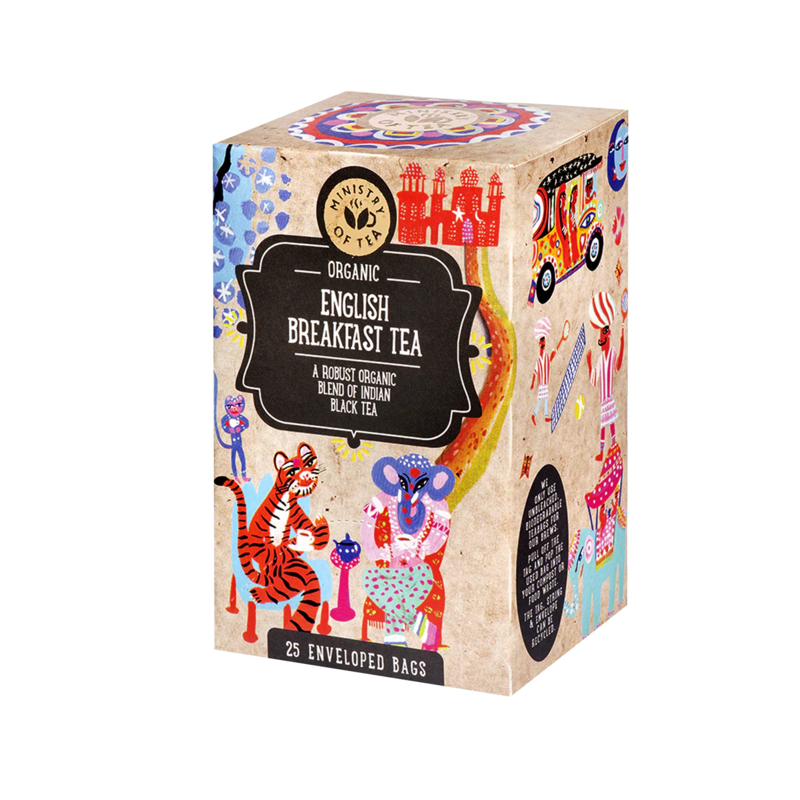 Ministry of Tea Čaj černý English Breakfast BIO - nálev. sáčky (20 x 2 g) Ministry of Tea