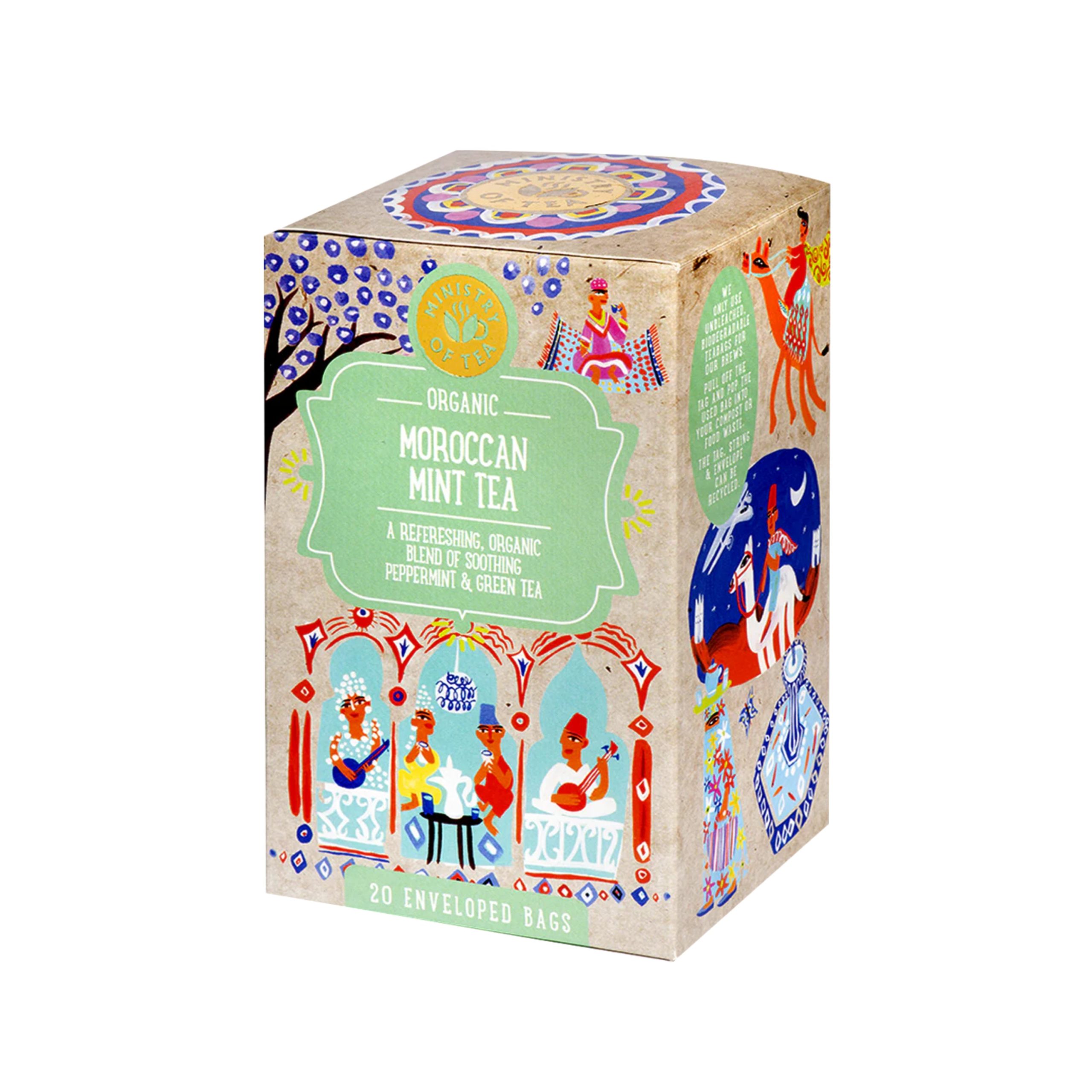 Ministry of Tea Čaj mátový Maroccan Mint BIO - nálev. sáčky (20 x 1