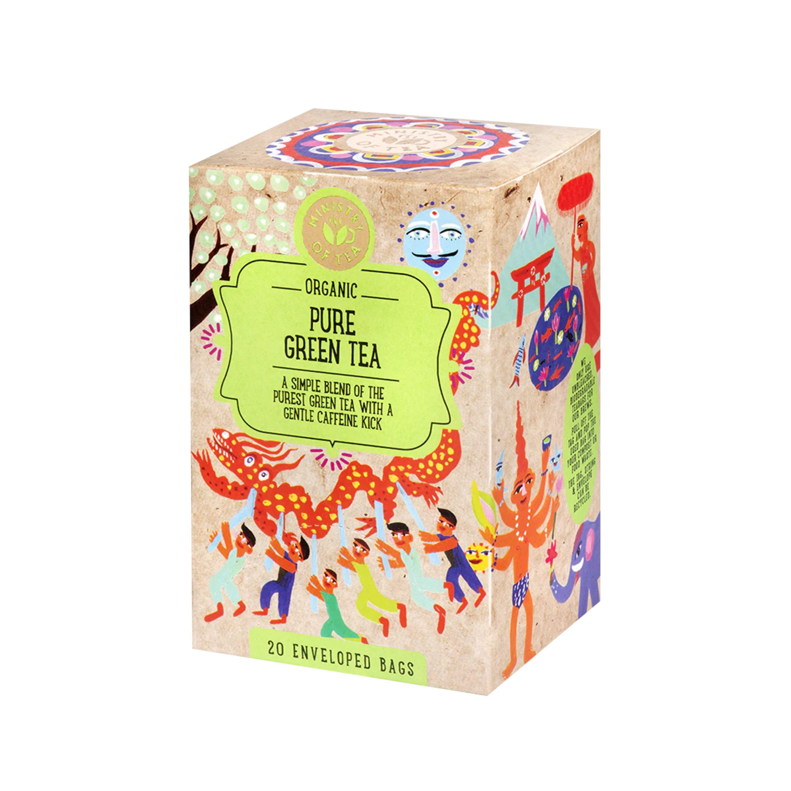 Ministry of Tea Čaj zelený Pure Green BIO - nálev. sáčky (20 x 1