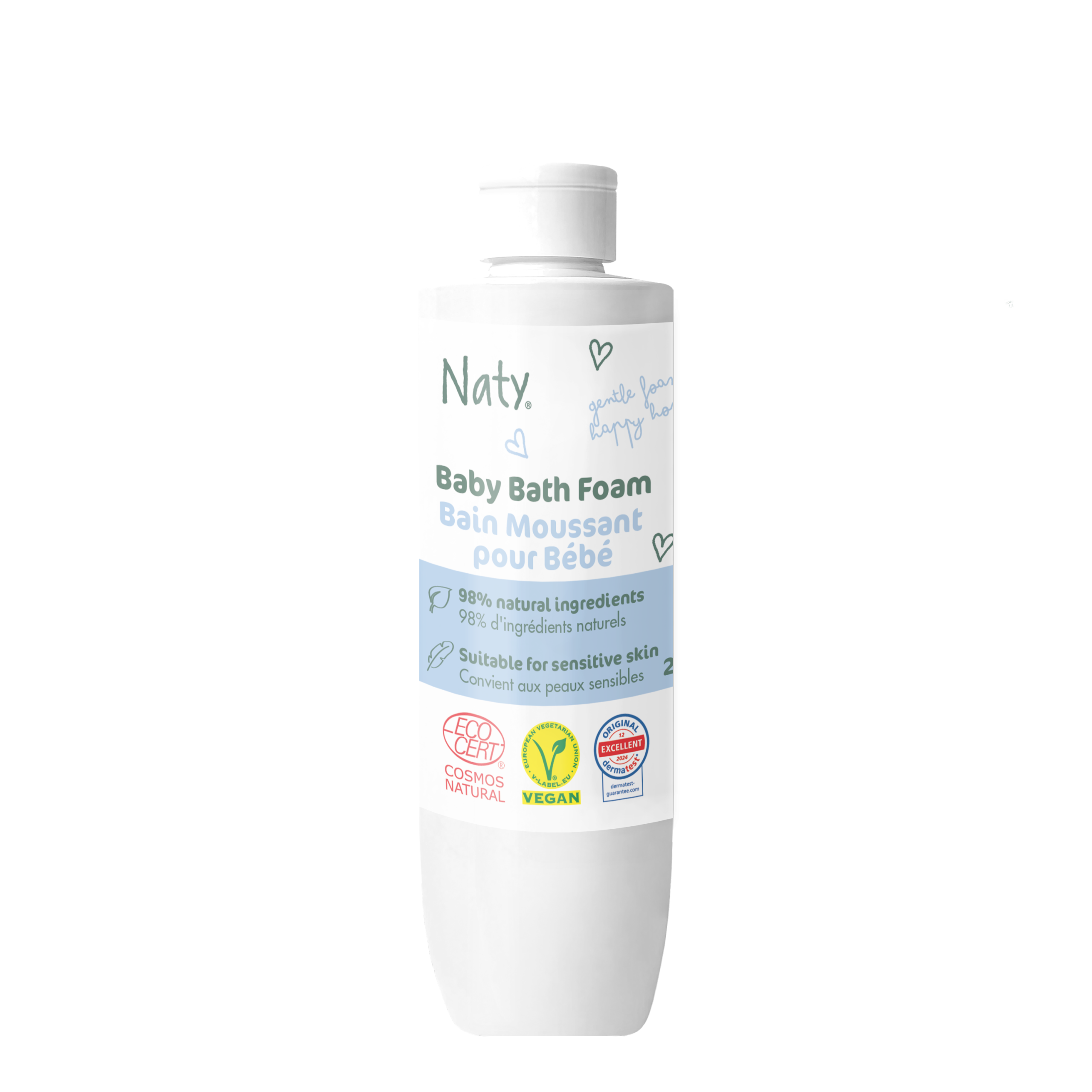 Naty Dětská pěna do koupele (240 ml) - pro hromadu smíchu a radosti Naty