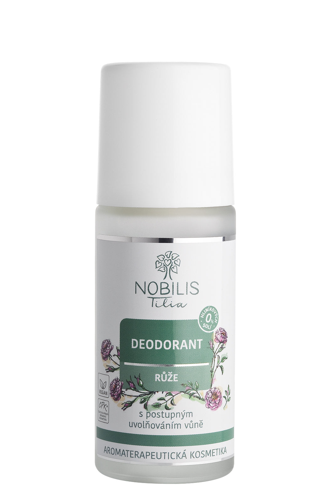 Nobilis Tilia Deodorant roll-on - růže (50 ml) - s unikátním pozvolným účinkem Nobilis Tilia
