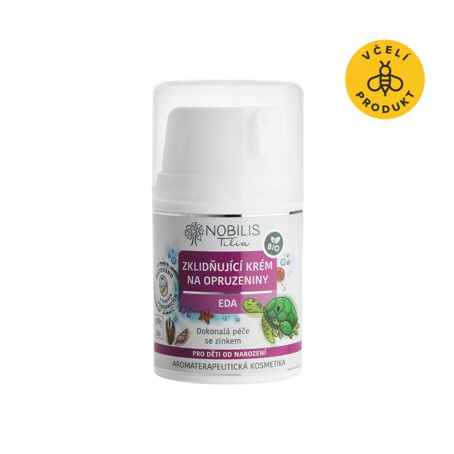 Nobilis Tilia Zklidňující krém na opruzeniny Eda BIO (50 ml) - každodenní péče Nobilis Tilia