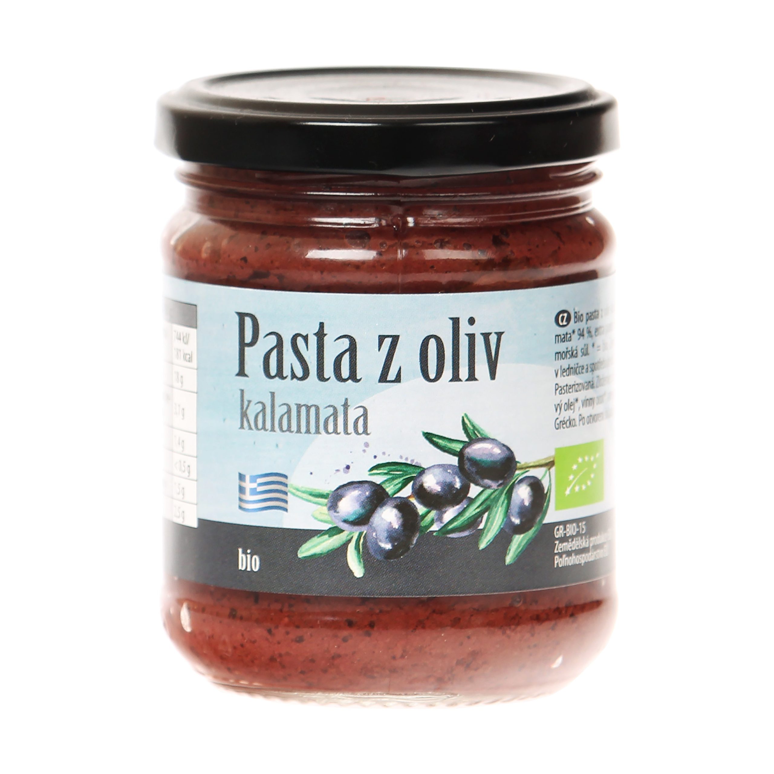 Pasta z oliv kalamata 195 g BIO   BIO NEBIO Bio nebio