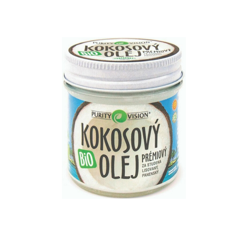 Purity Vision Kokosový olej panenský BIO - 120 ml - za studena lisovaný Purity Vision