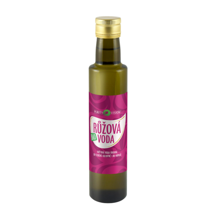 Purity Vision Růžová voda BIO - 250 ml - revitalizuje a zklidňuje Purity Vision