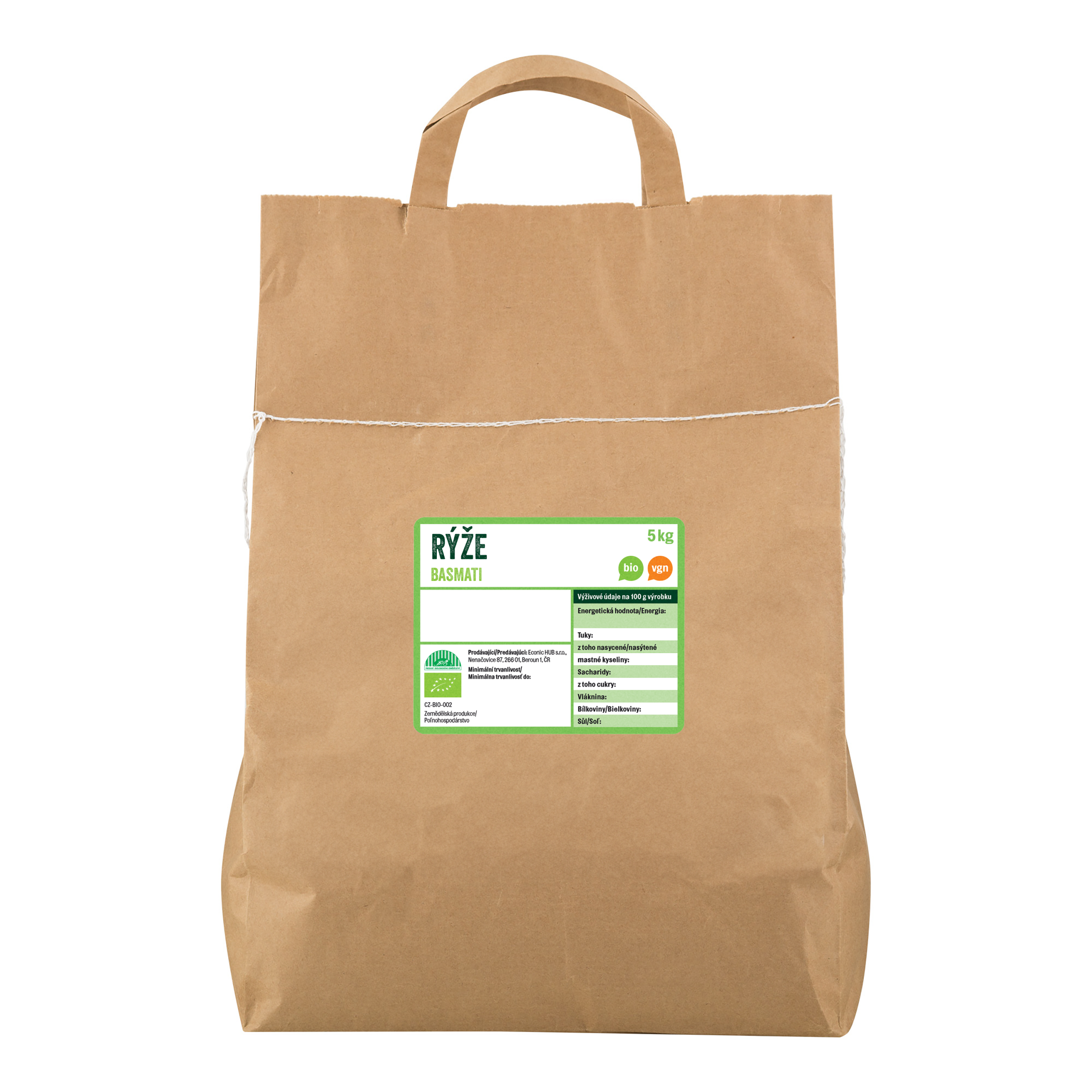 Rýže basmati 5 kg BIO   COUNTRY LIFE Country Life