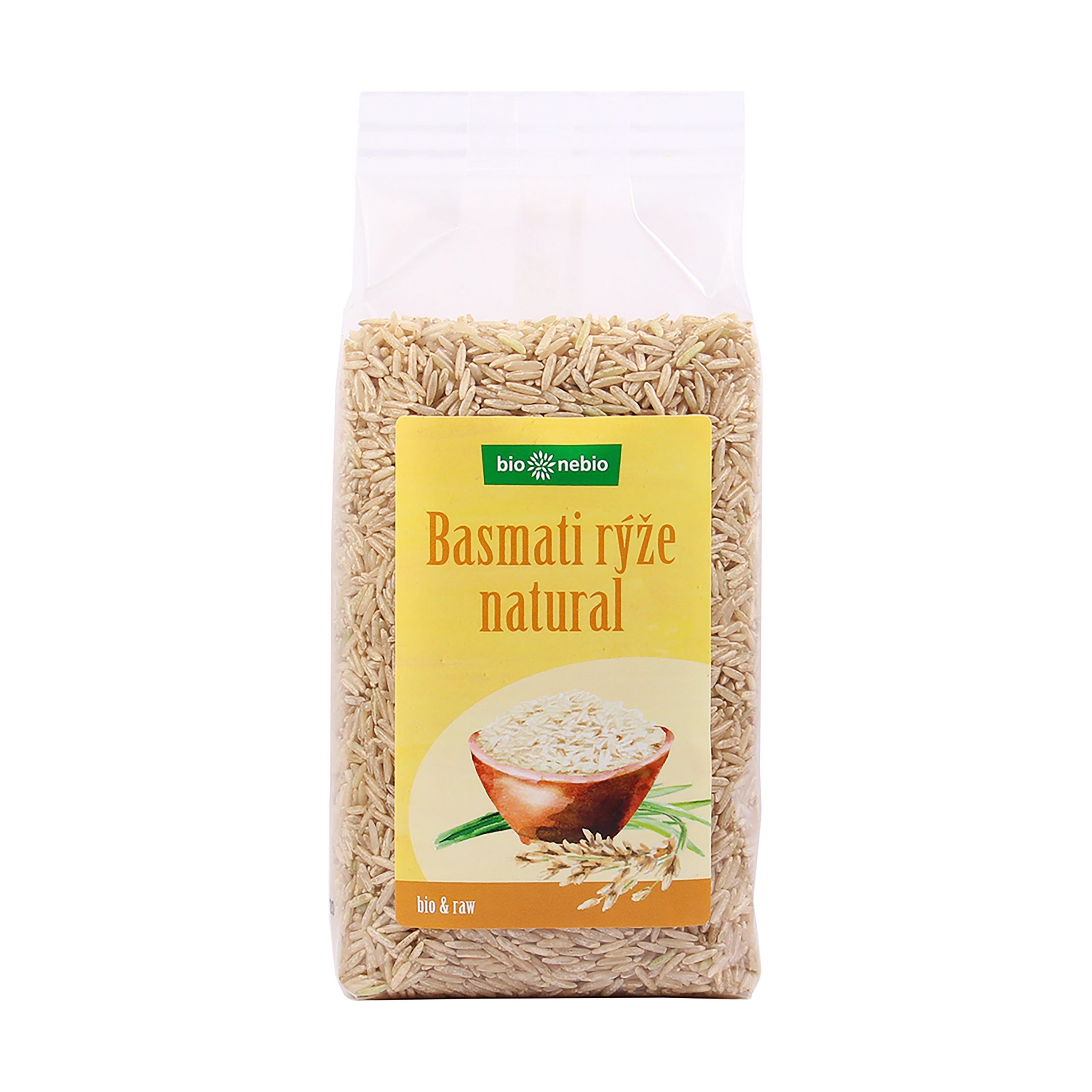 Rýže basmati natural 500 g BIO   BIO NEBIO Bio nebio