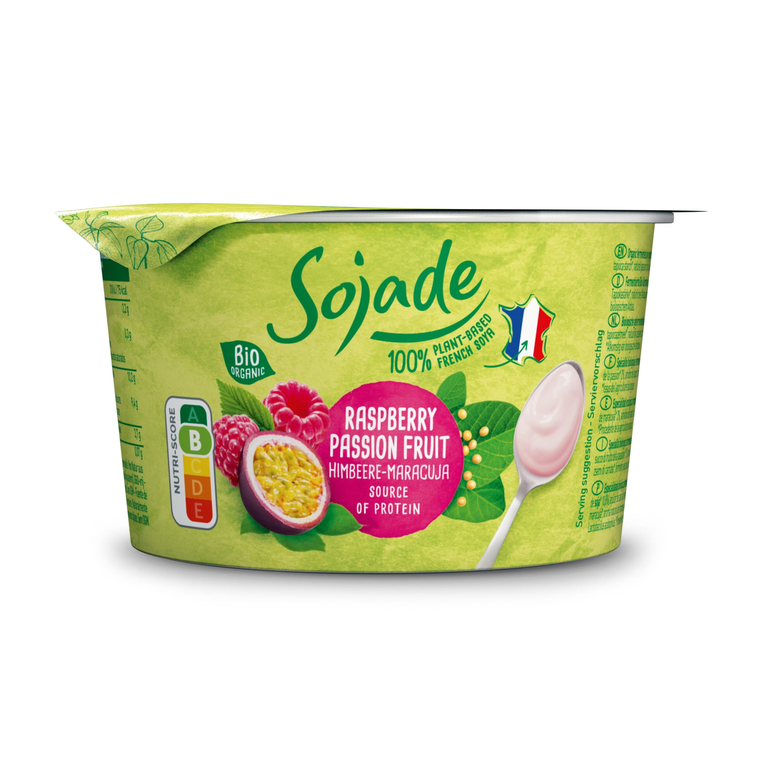 SOJADE bifidus malina-marakuja 150 g BIO Sojade