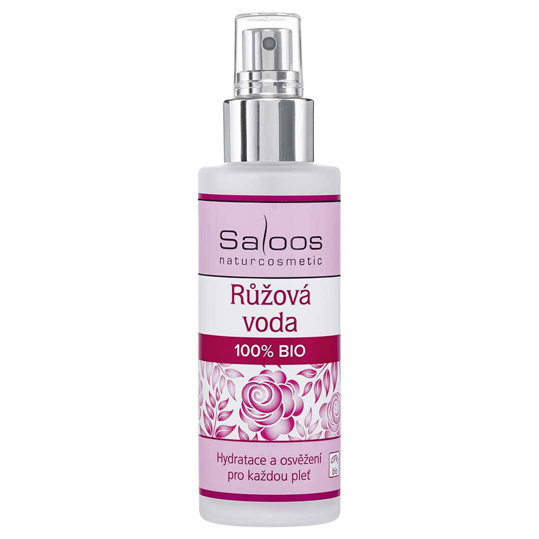 Saloos Růžová voda 100% BIO (100 ml) - univerzální péče od hlavy po paty Saloos