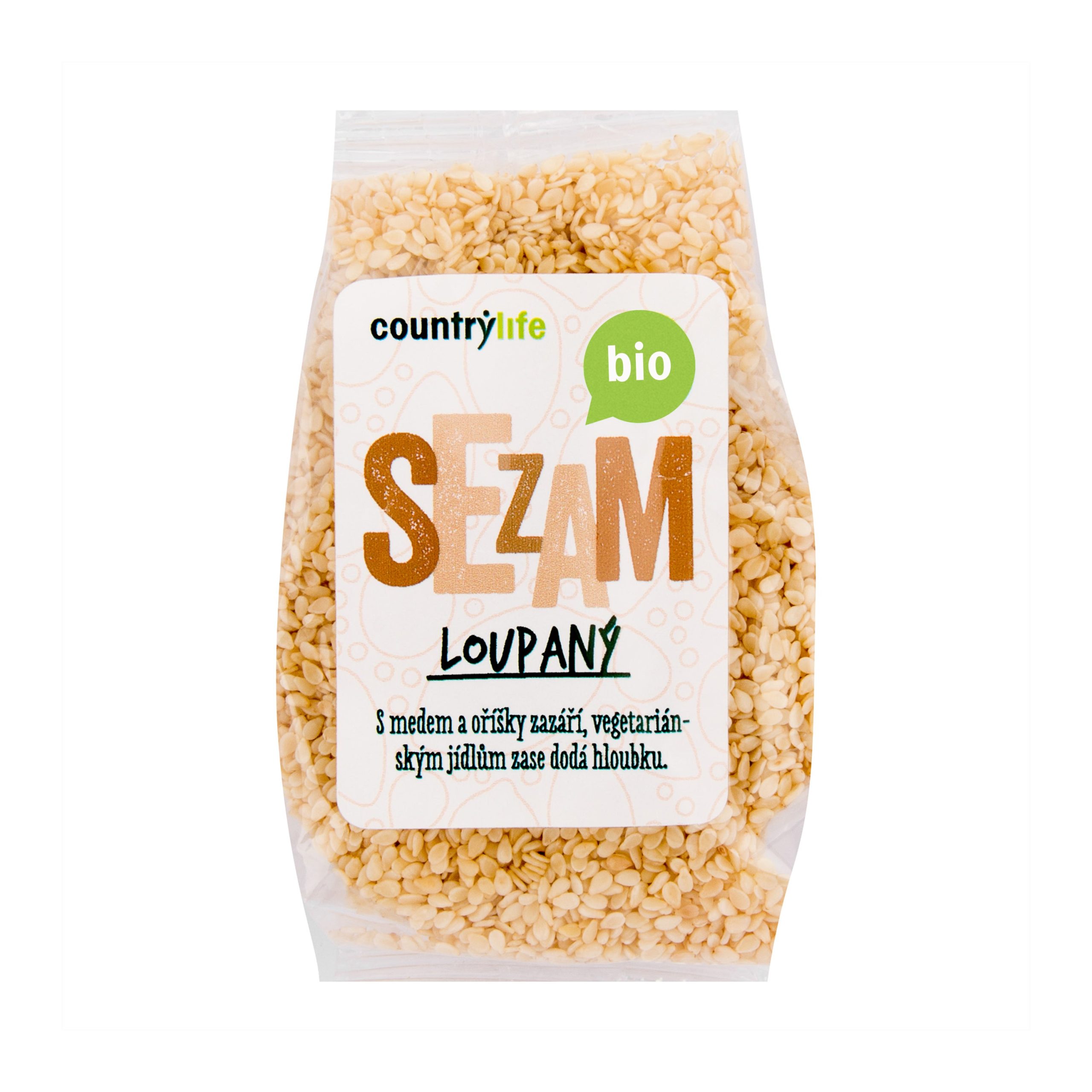 Sezam loupaný 100 g BIO   COUNTRY LIFE Country Life
