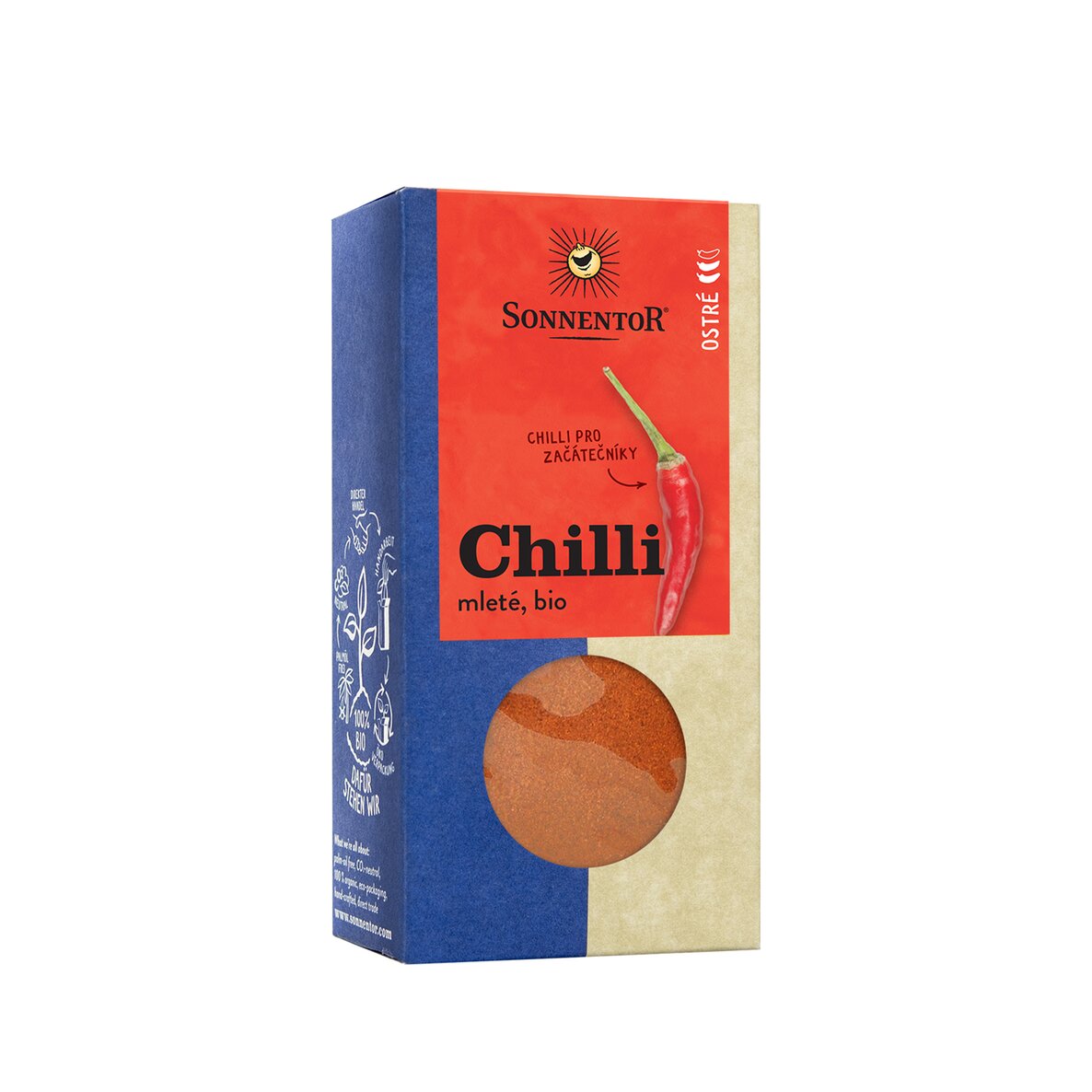 Sonnentor Chilli BIO - mleté (40 g) Sonnentor
