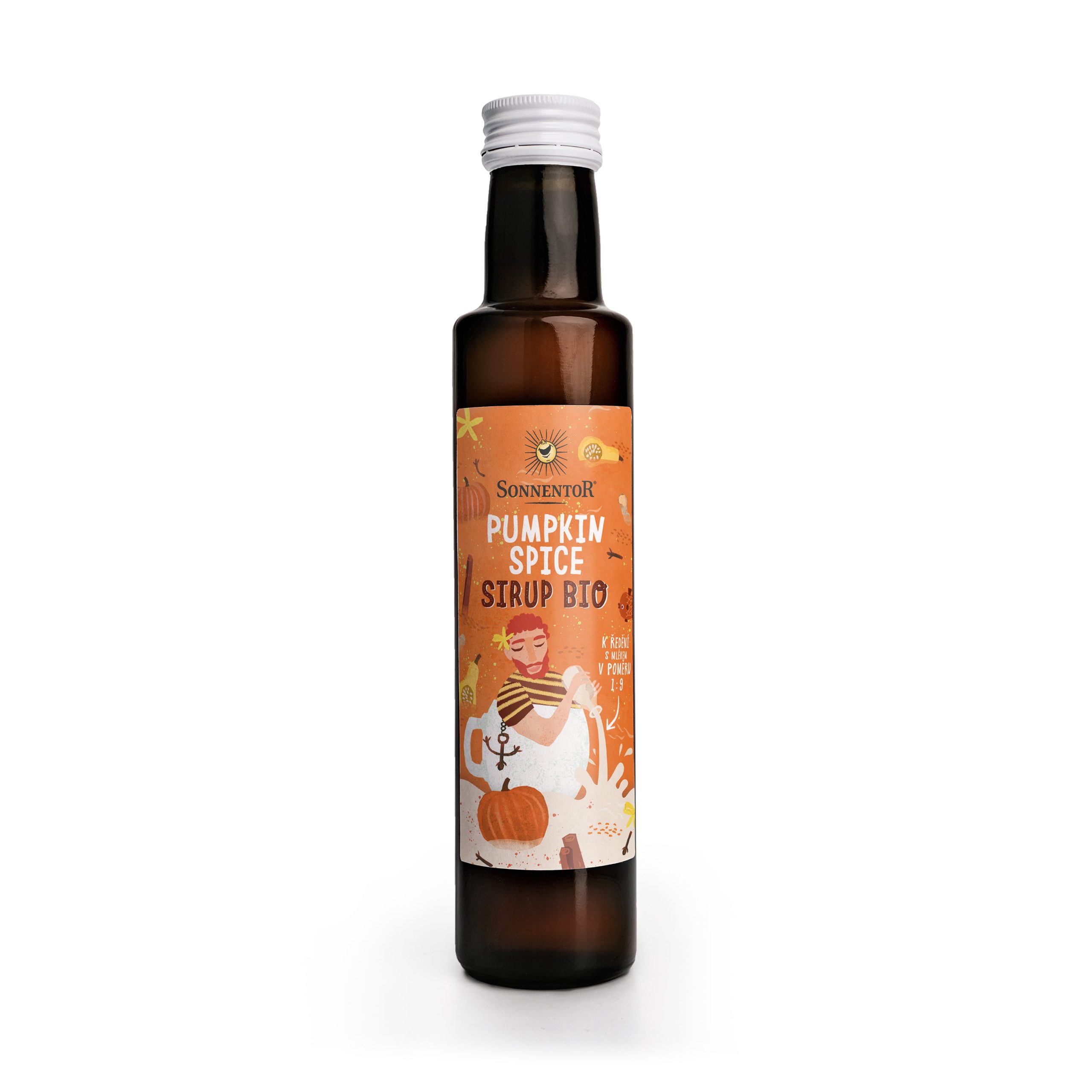 Sonnentor Sirup BIO - Pumpkin spice (250 ml) - na přípravu pumpkin spice latte Sonnentor
