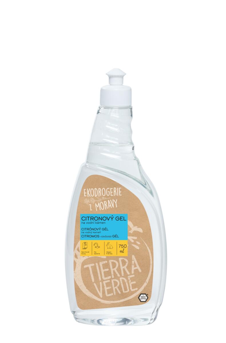 Tierra Verde Citronový gel na vodní kámen - 750 ml - odstraní usazeniny Tierra Verde