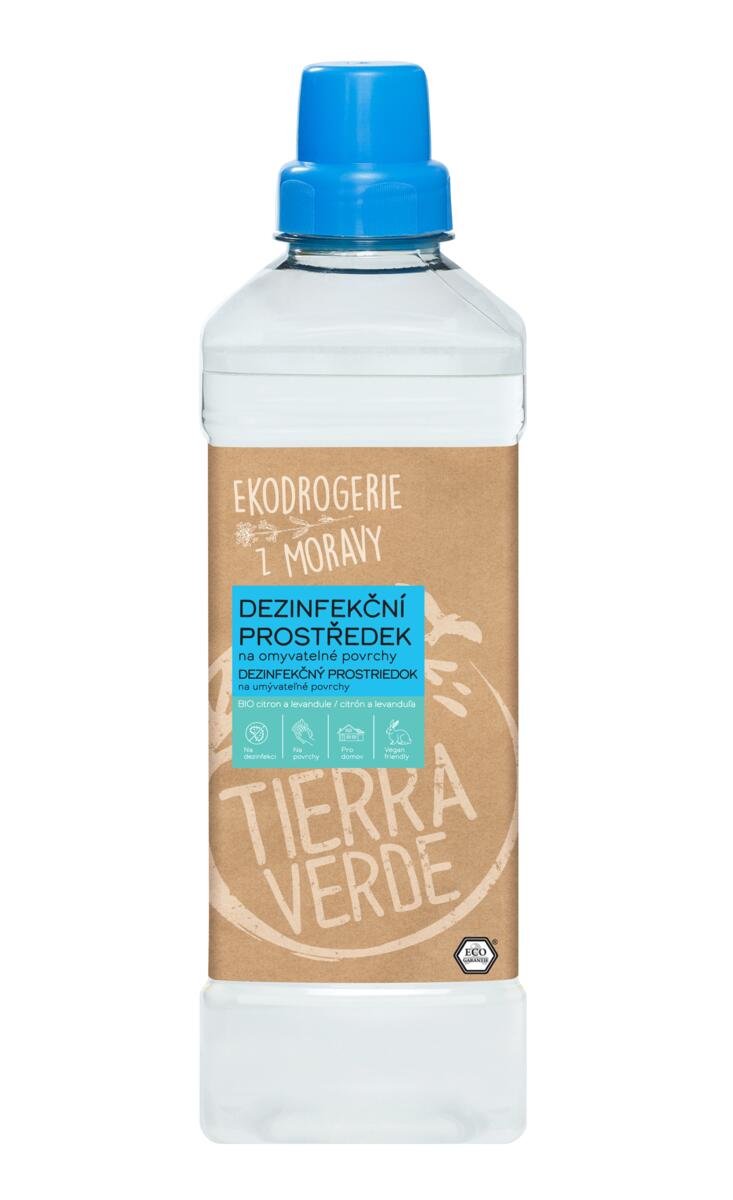 Tierra Verde Dezinfekční prostředek na omyvatelné povrchy - 1 l Tierra Verde