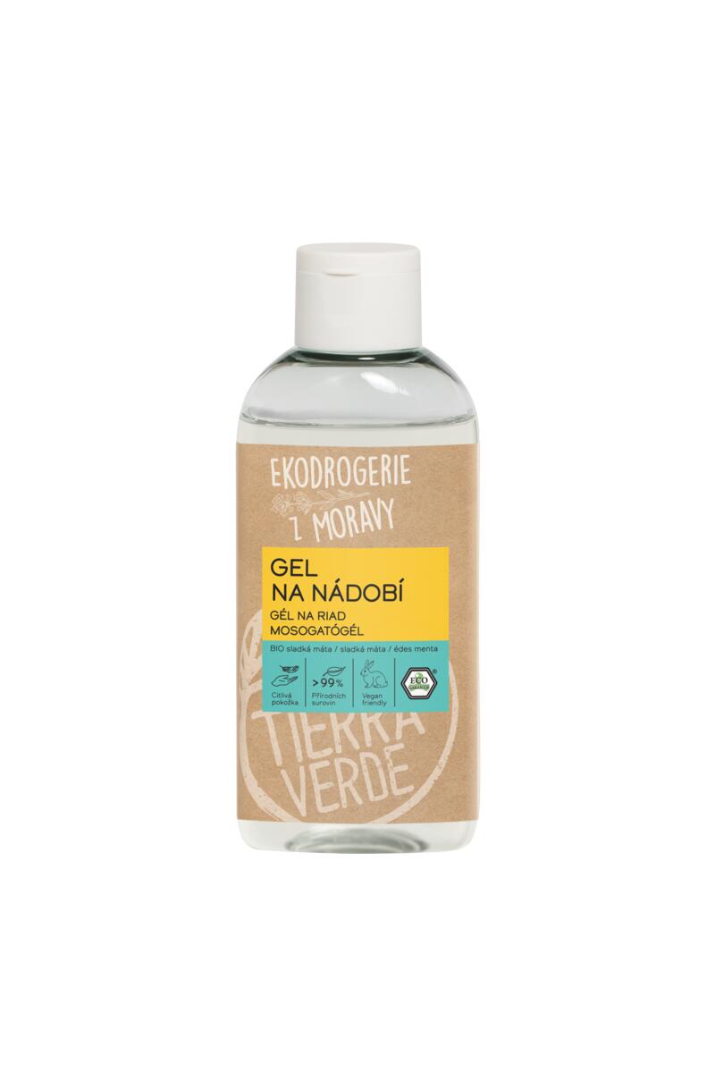 Tierra Verde Gel na nádobí - BIO sladká máta - 100 ml Tierra Verde