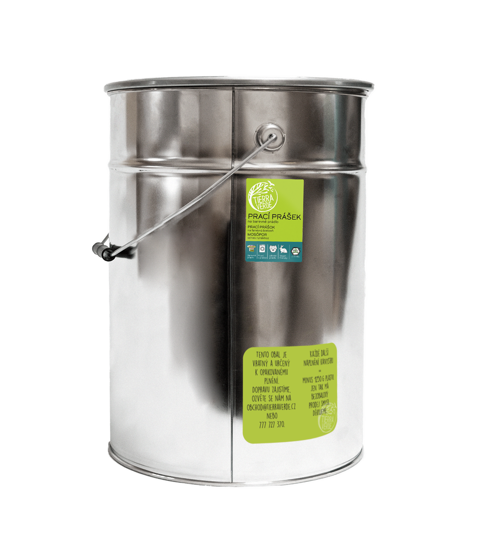 Tierra Verde Prací prášek na barevné prádlo - 15 kg Tierra Verde