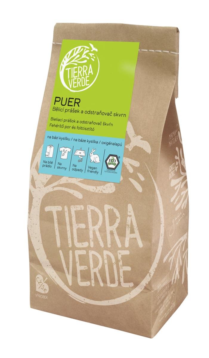 Tierra Verde Puer - bělicí perkarbonát sodný - 1 kg - zip sáček - pošk. obal Tierra Verde