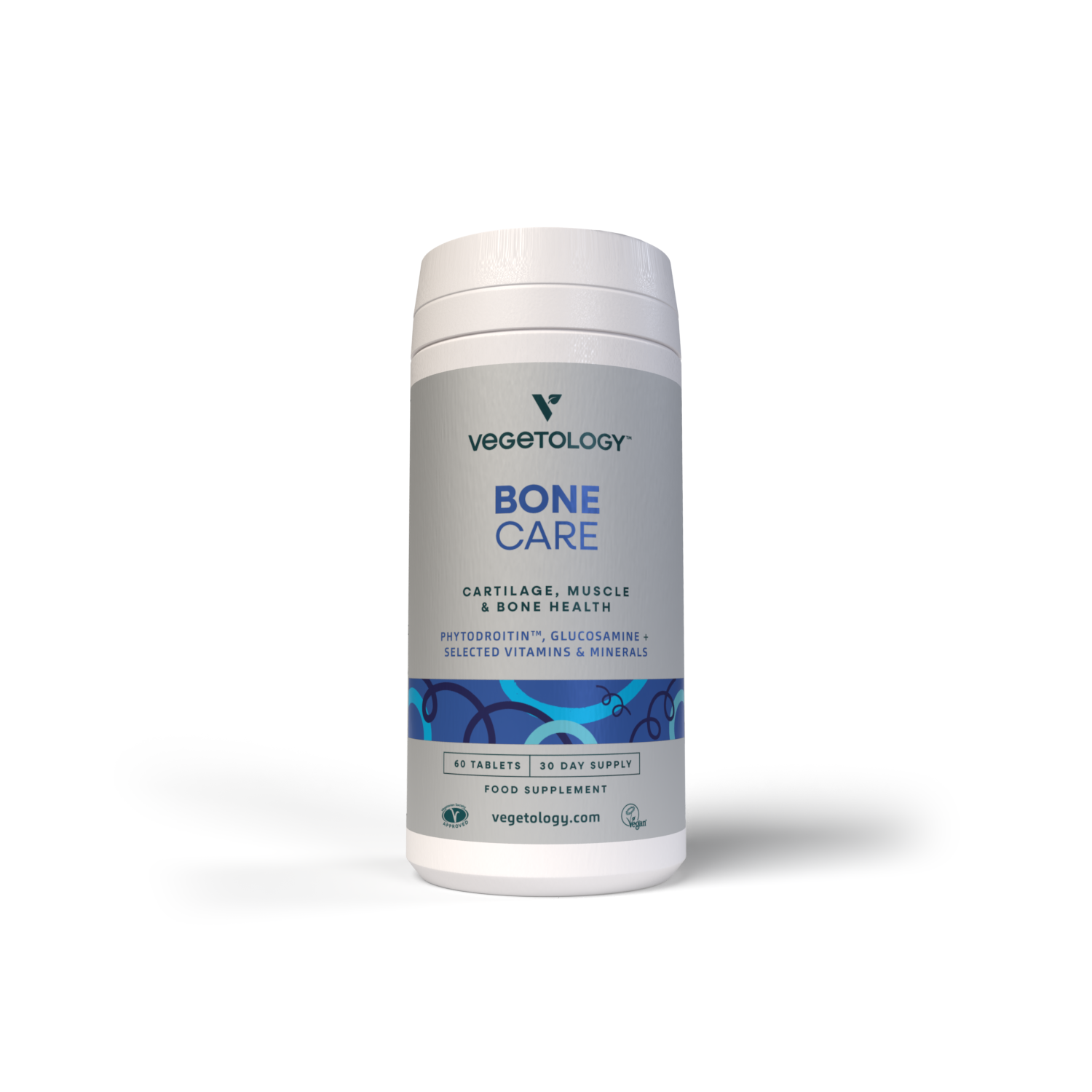 Vegetology Bone Care na kosti a klouby (60 tablet) - ideální pro sportovce a starší osoby Vegetology