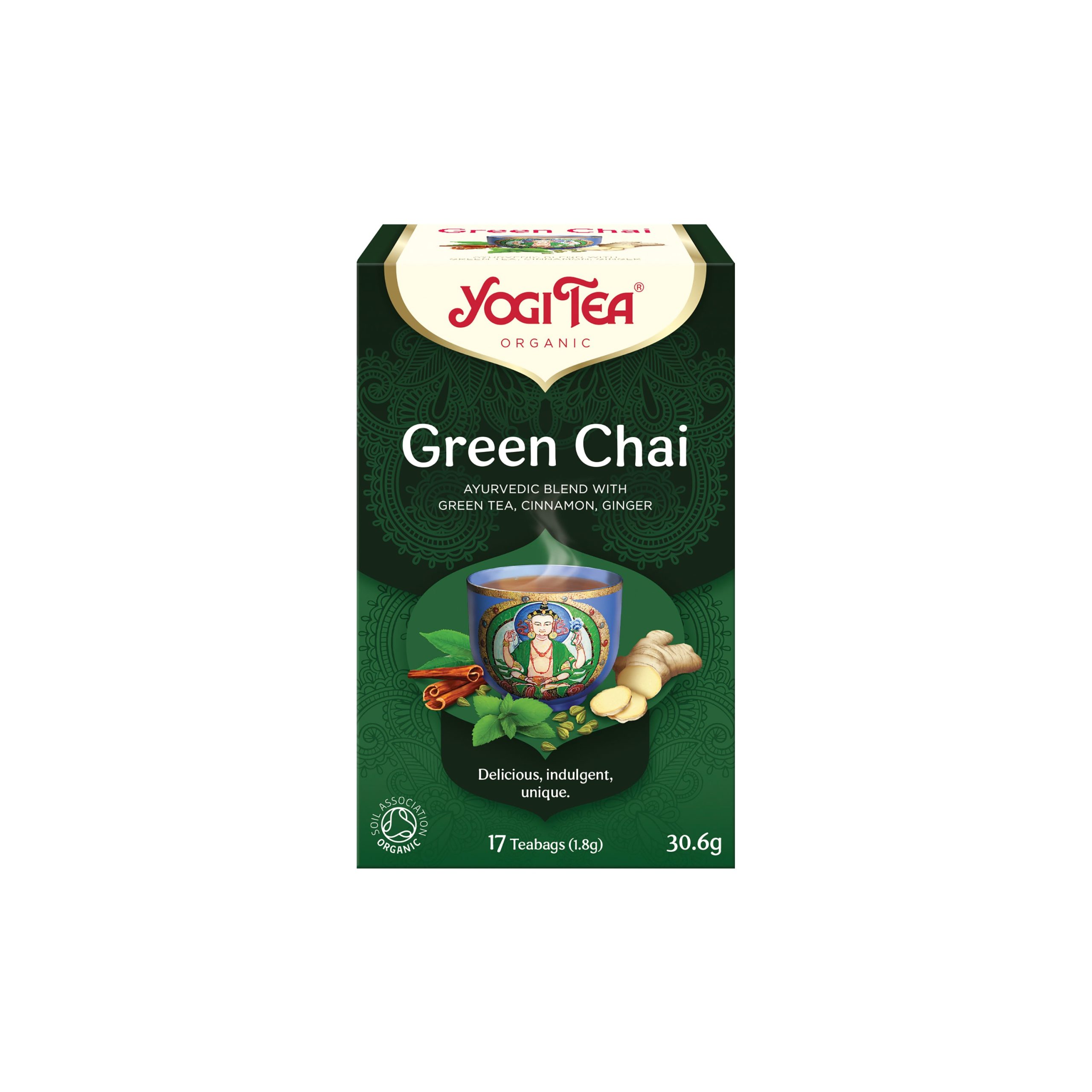 Yogi Tea Zelený chai BIO - nálev. sáčky (17 x 1