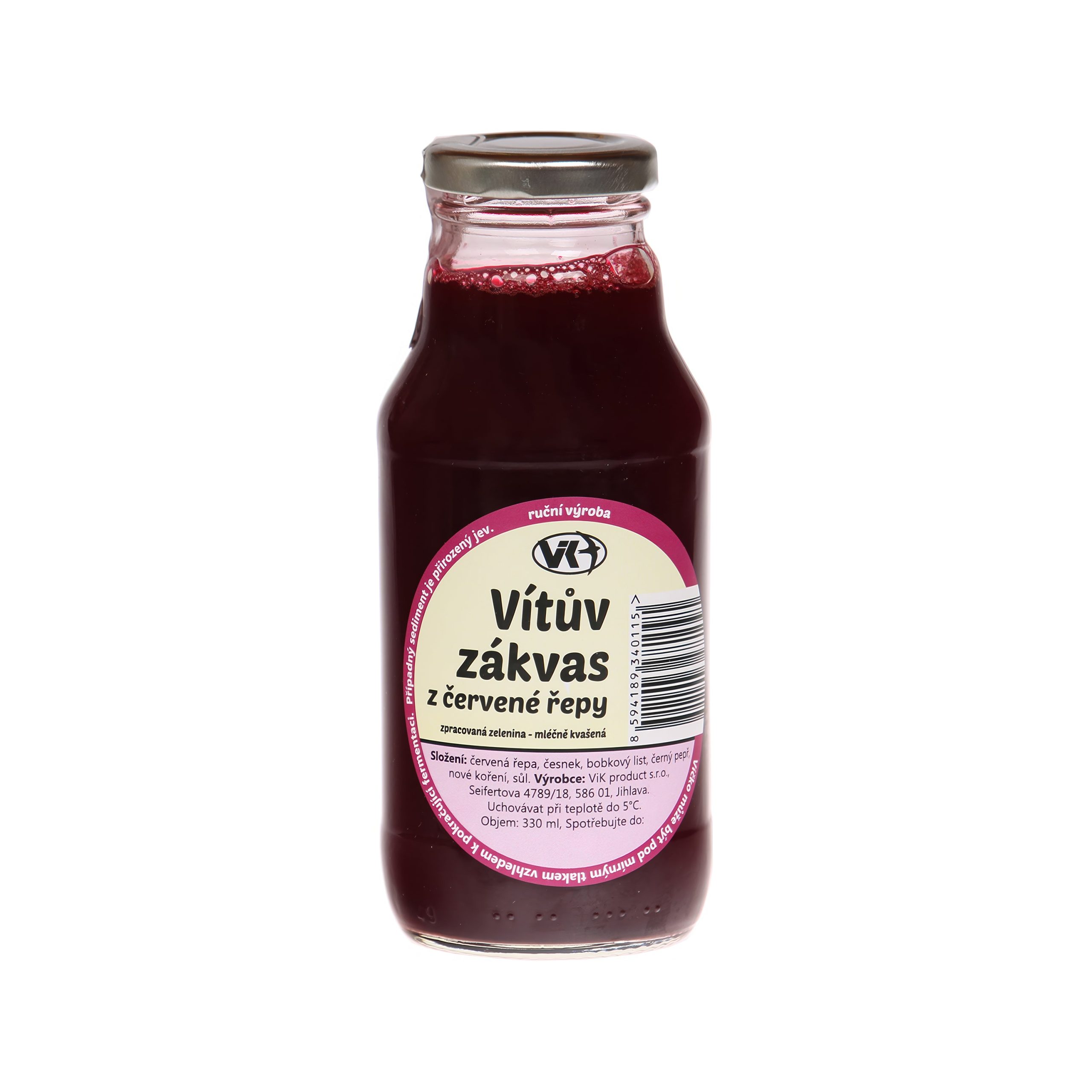 Zákvas Vítův z červené řepy 330 ml   VIK PRODUCT ViK product